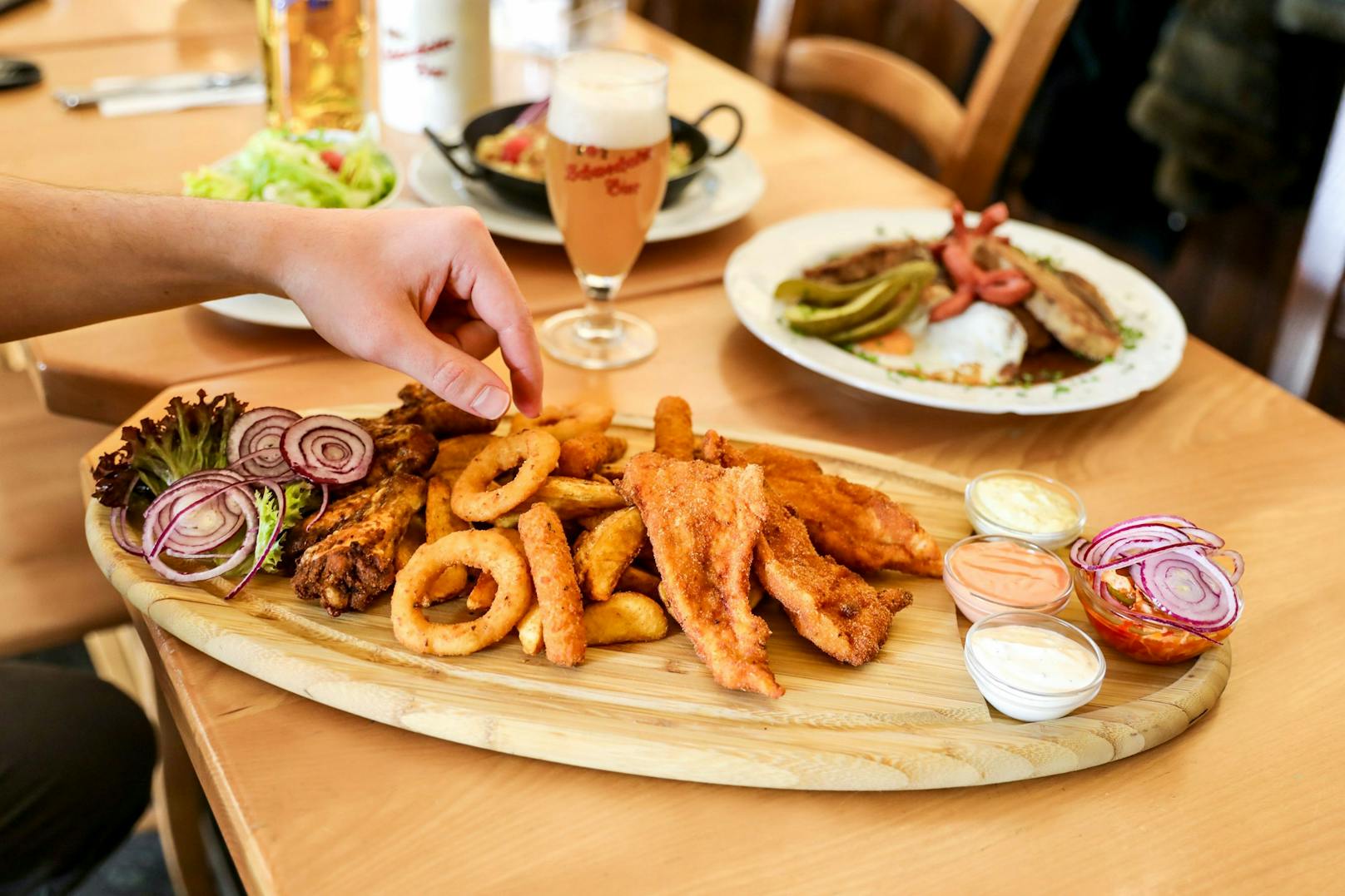 Fingerfood im Café Einstein