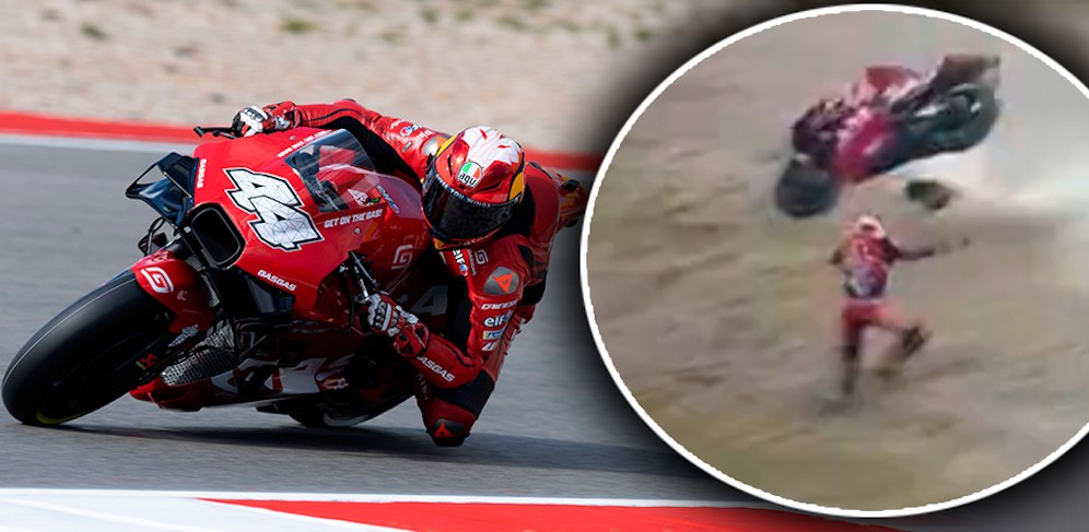 Pol Espargaro sorgte für schlimme Szenen