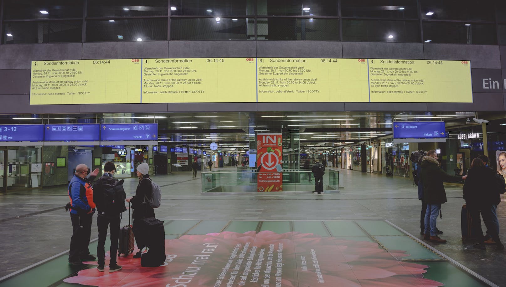 Die ÖBB empfehlen Reisen von/nach/über Deutschland zu verschieben.