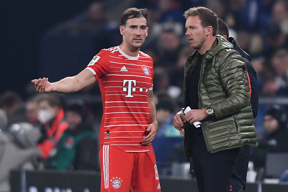 Leon Goretzka und Julian Nagelsmann
