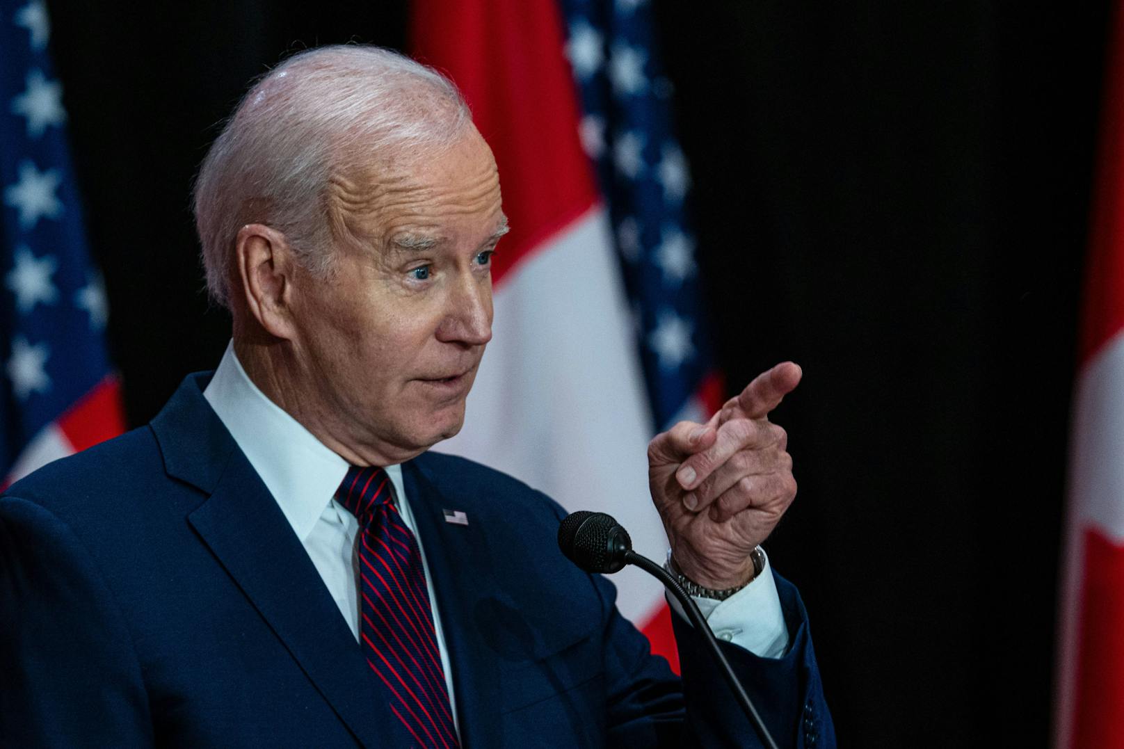 US-Präsident Joe Biden genehmigte einen Luftangriff in Syrien.