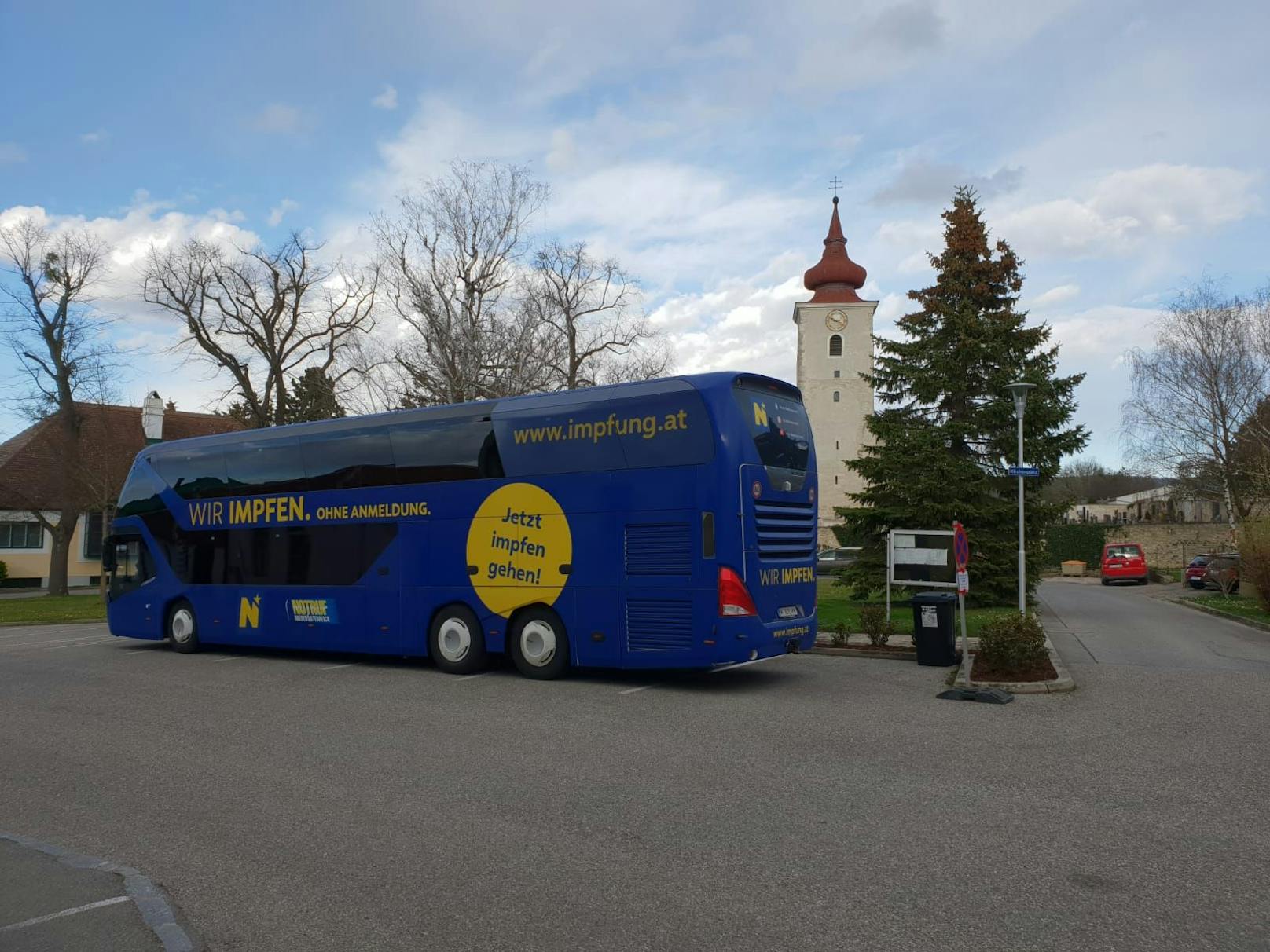 Das Foto dieses Busses stammt von Ende März.