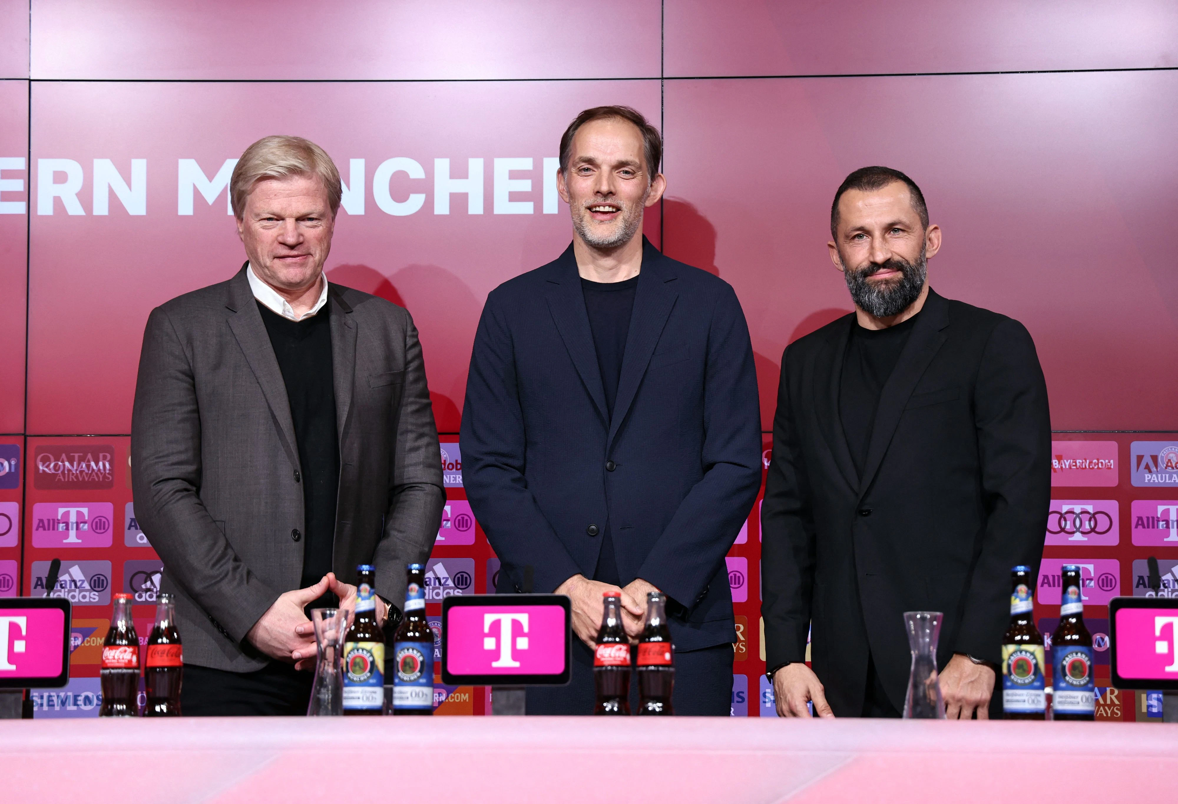 Der neue Bayern-Coach Thomas Tuchel wird vorgestellt. 