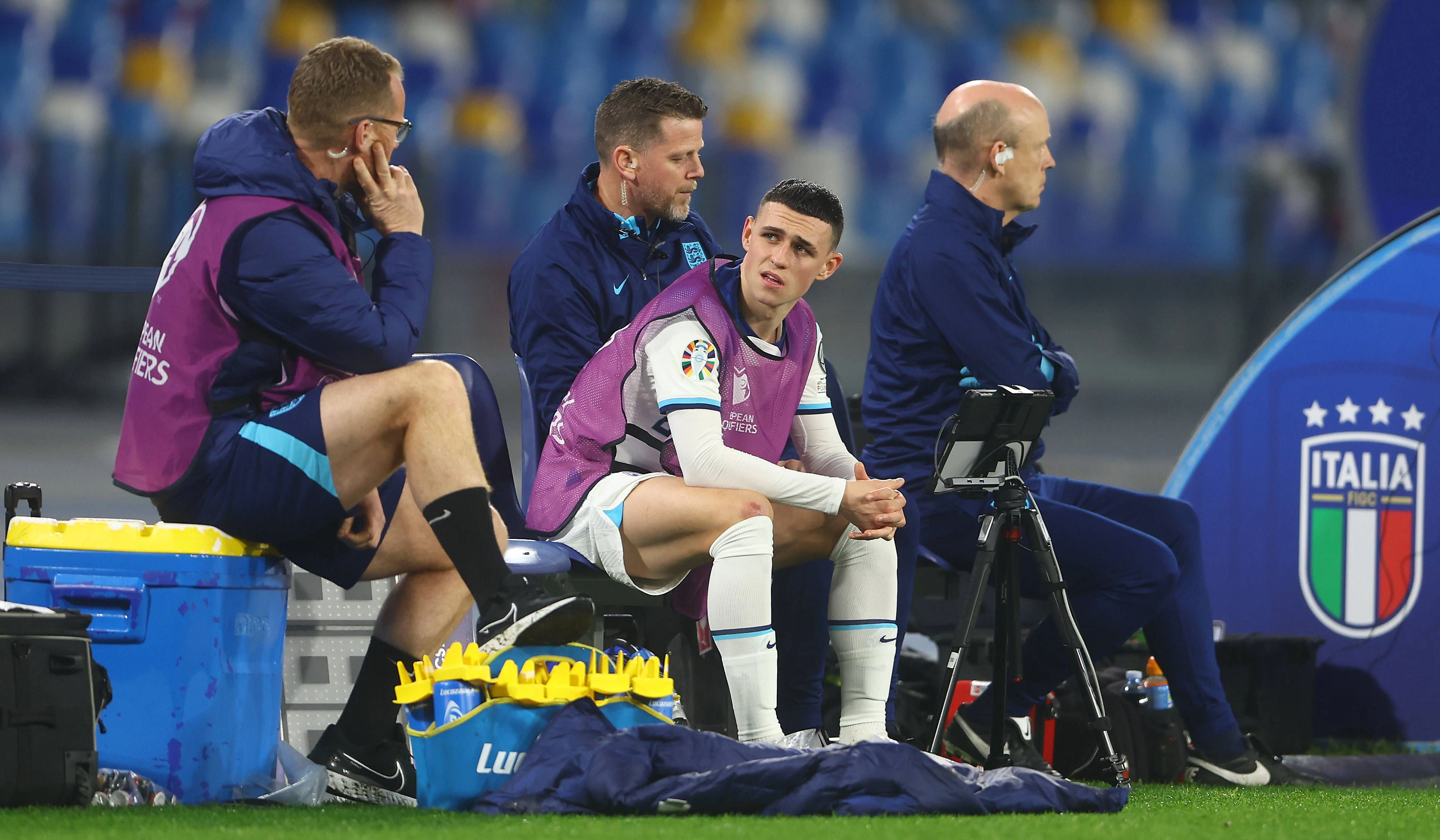 Phil Foden muss pausieren.