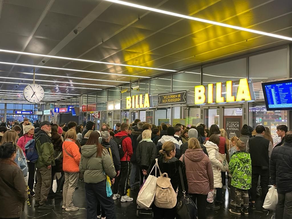 Am Sonntag (26.03.2023) wurde der Billa am Praterstern regelrecht gestürmt.