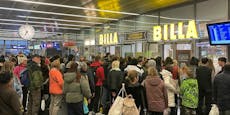 Hunderte stürmen Bahnhofs-Billa am Praterstern
