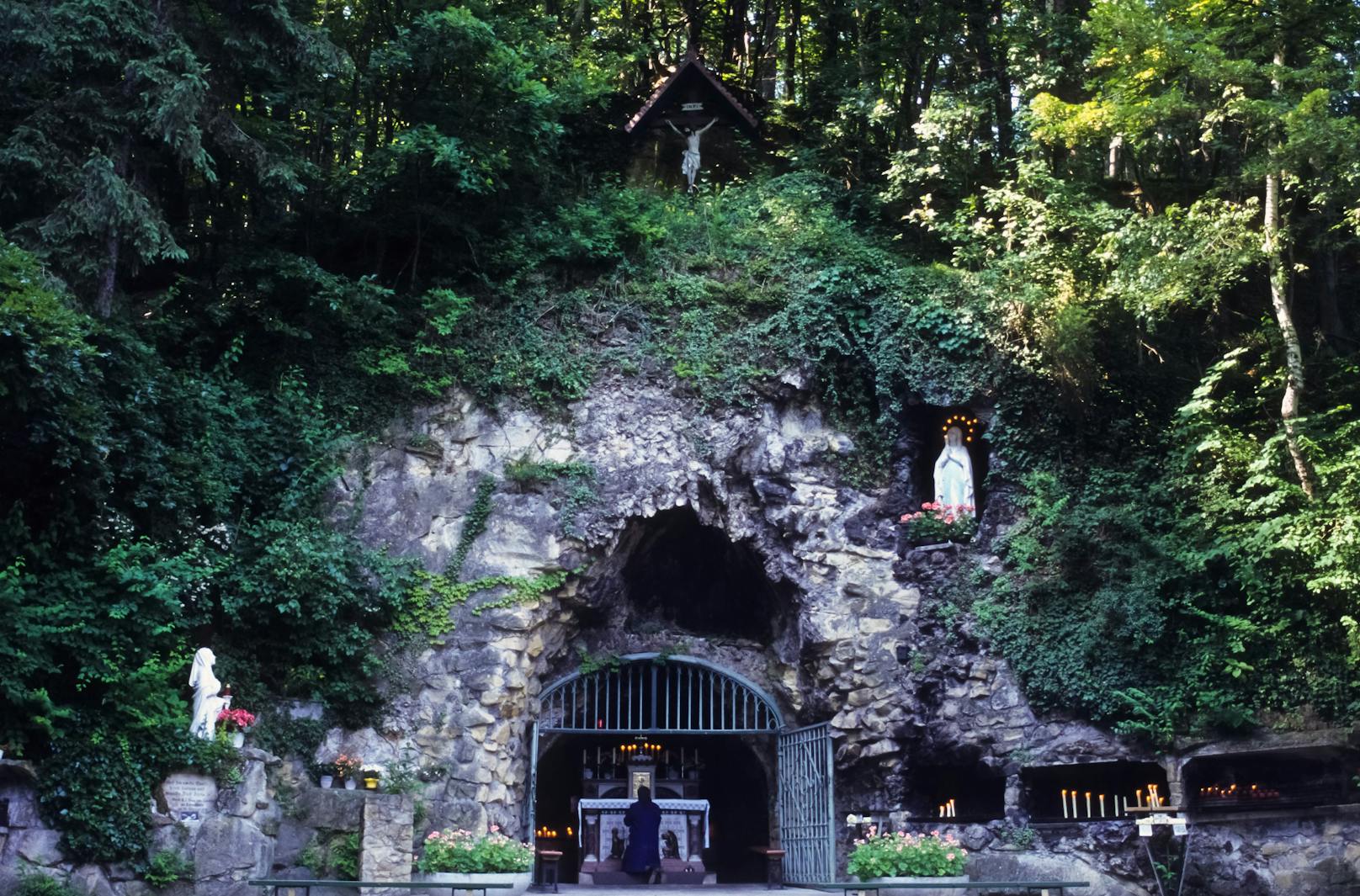 Die Lourdesgrotte in Maria Gugging