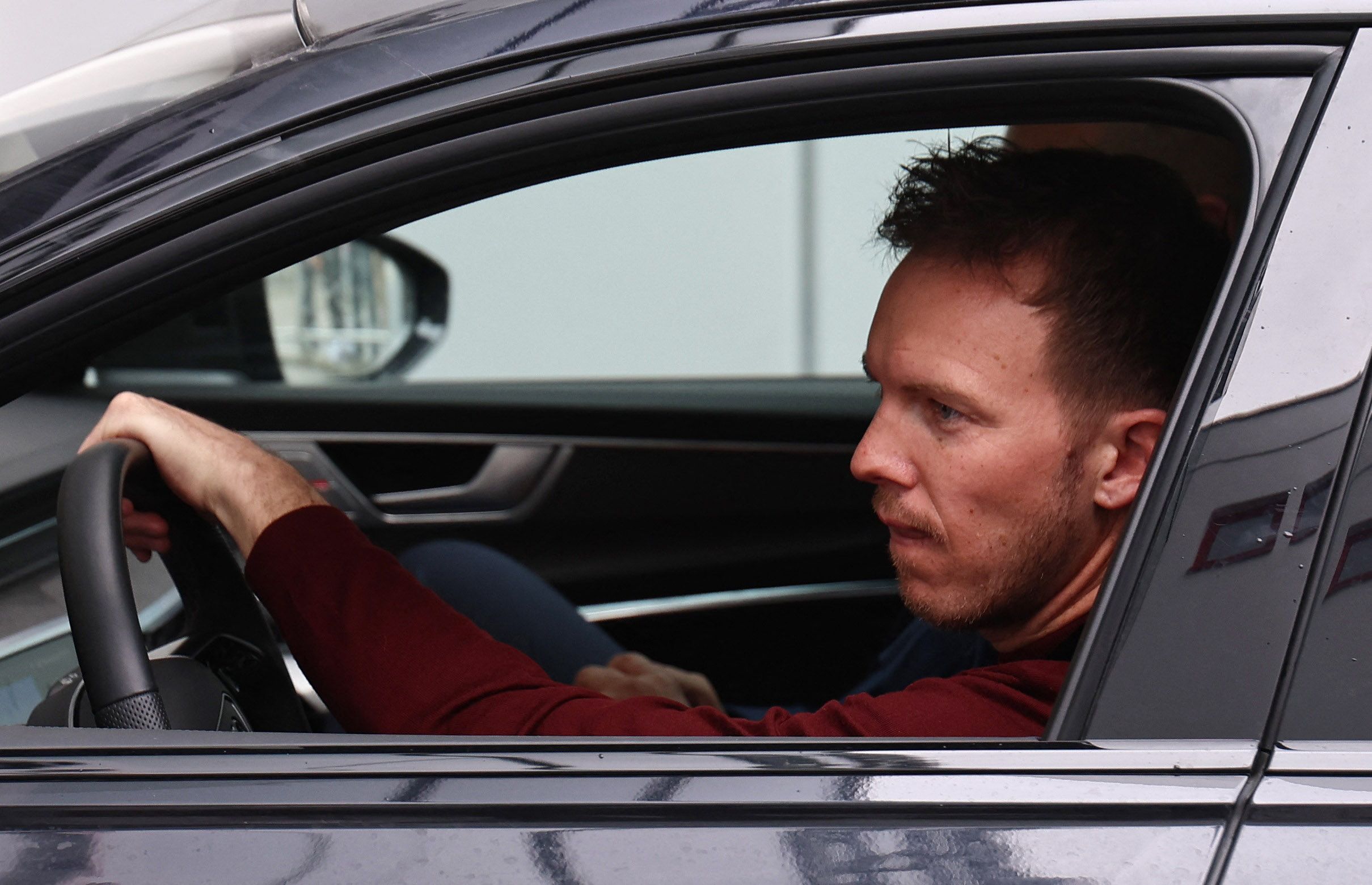 Julian Nagelsmann in seinem ehemaligen Dienstauto