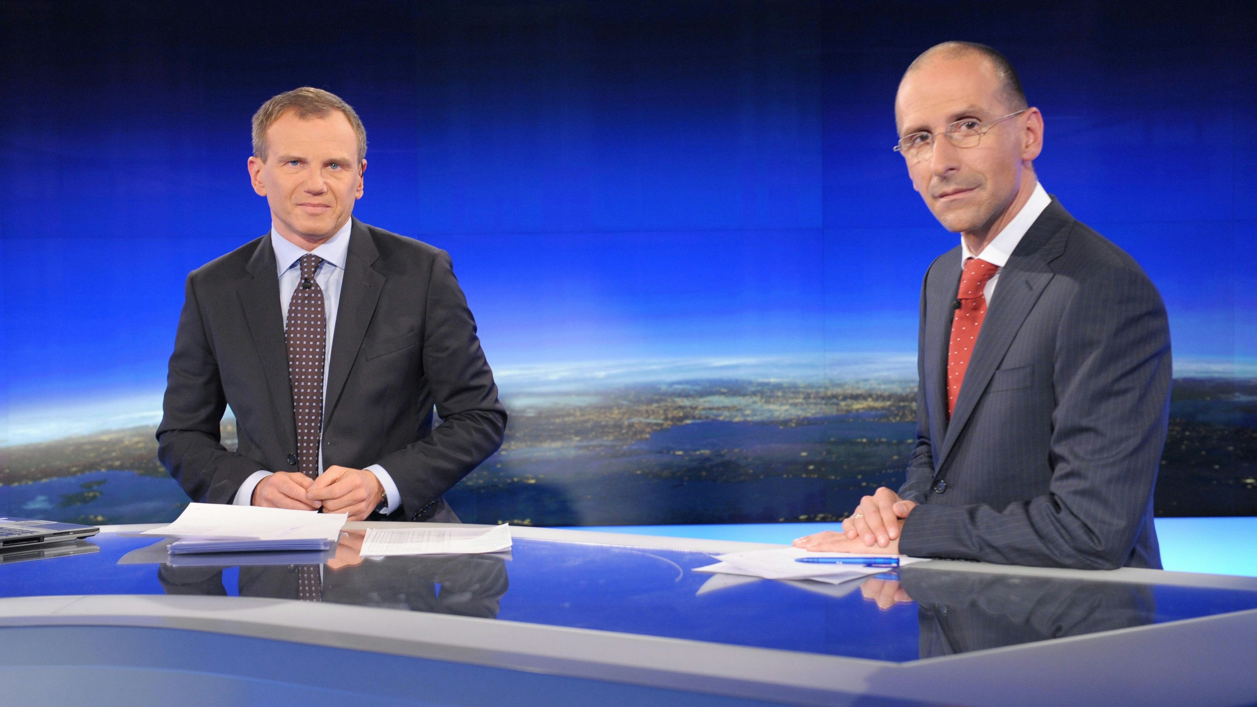 Armin Wolf und Peter Filzmaier kennen sich schon sehr lange. Dieses Bild wurde 2009 aufgenommen.