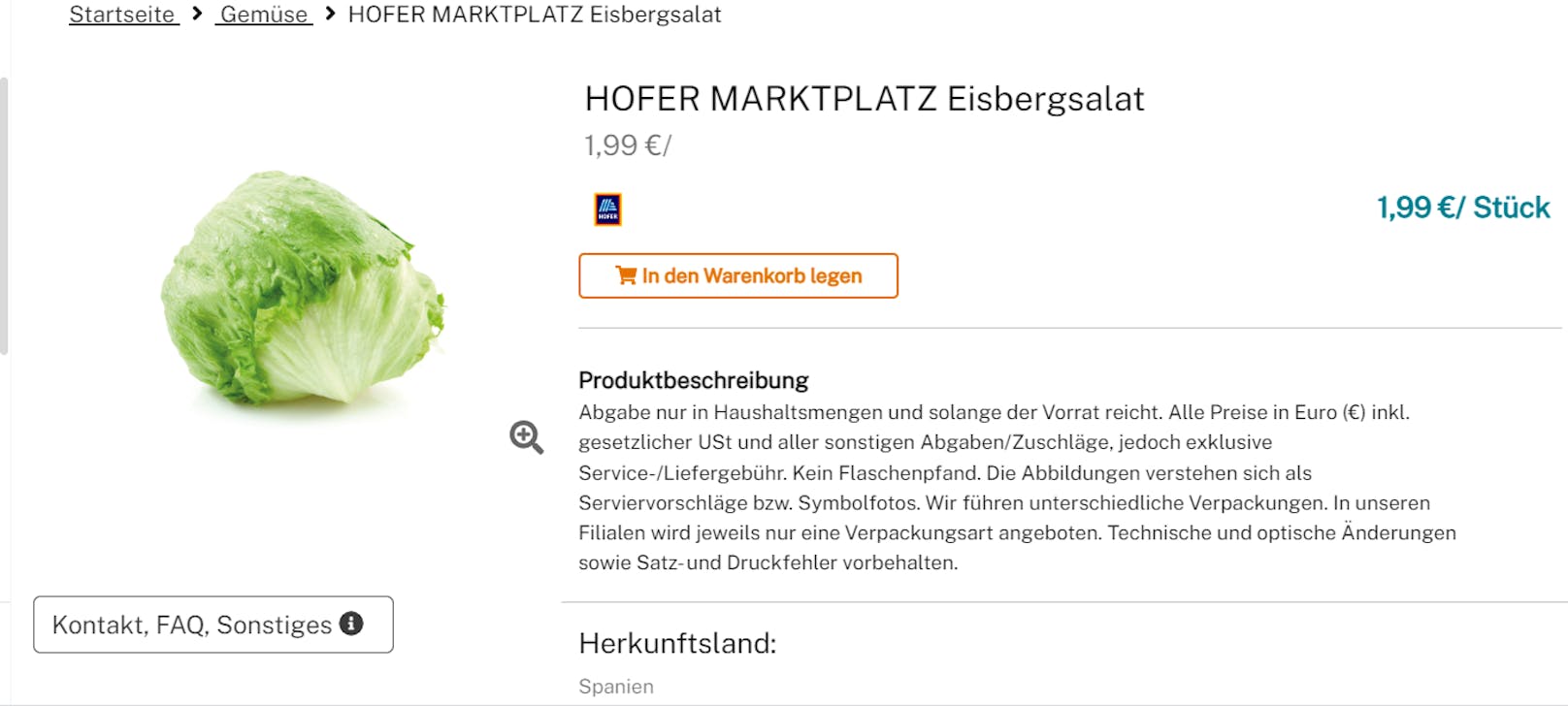 Auch beim Diskonter gingen die Preise in die Höhe.