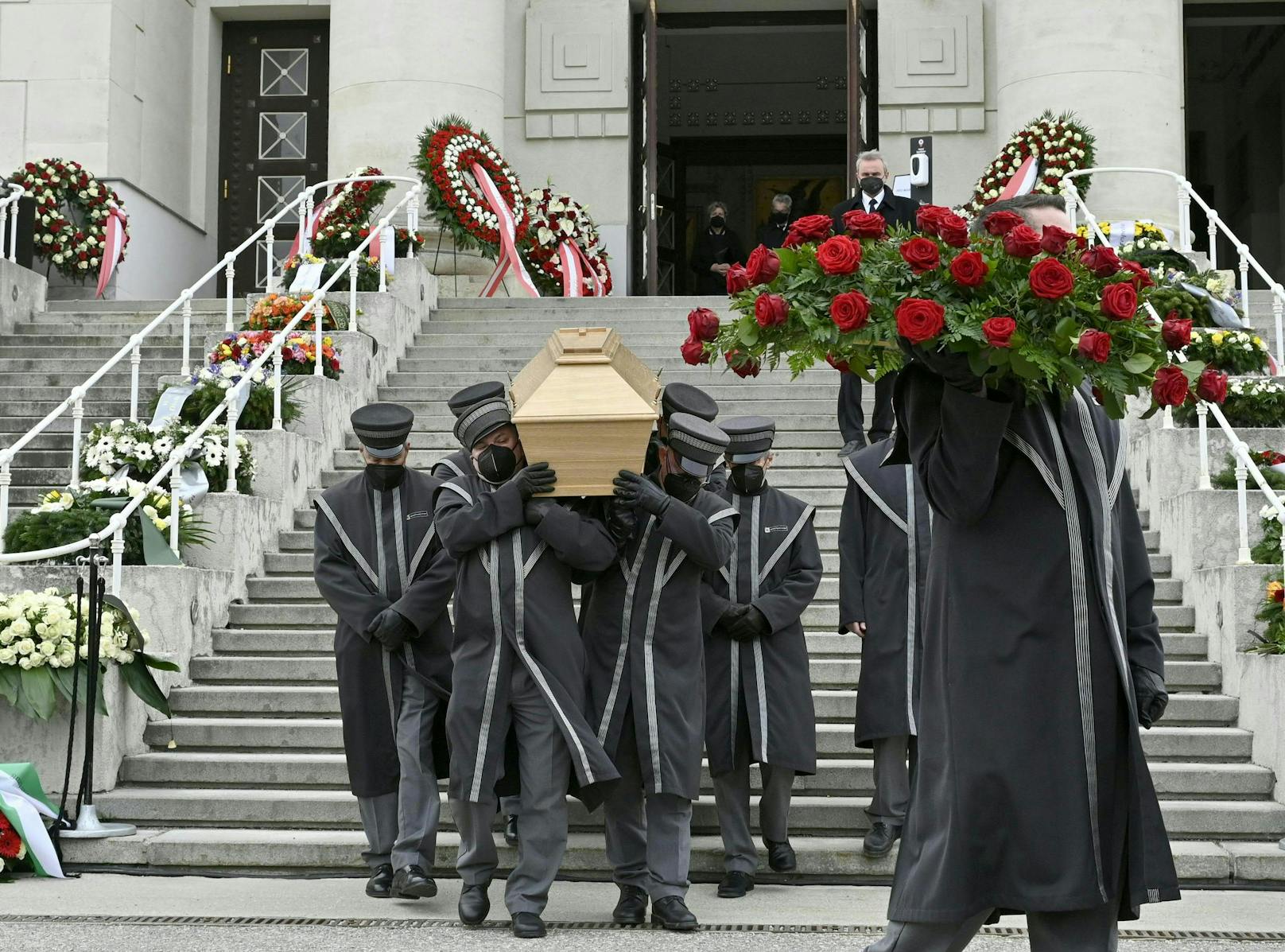 Ein Begräbnis in Österreich, hier jenes von ÖVP-Grande Erhard Busek.