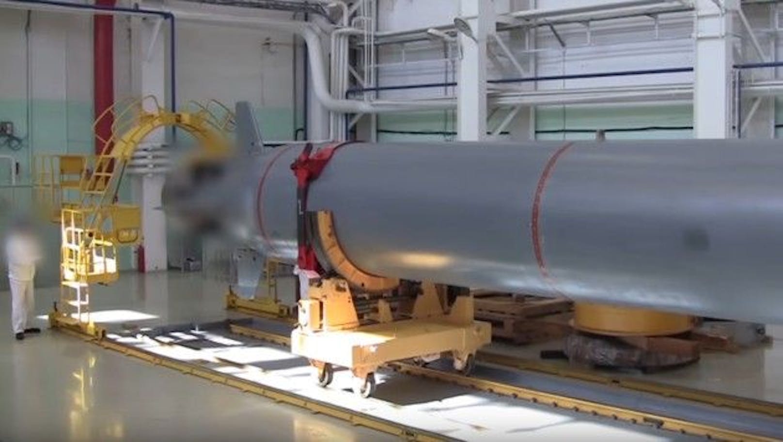 Ein neuartiger russischer Torpedo – Anfang 2024 soll die notwendige Infrastruktur stehen. 