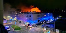 Riesen-Rauchsäule! Flammen-Inferno in Wien-Simmering