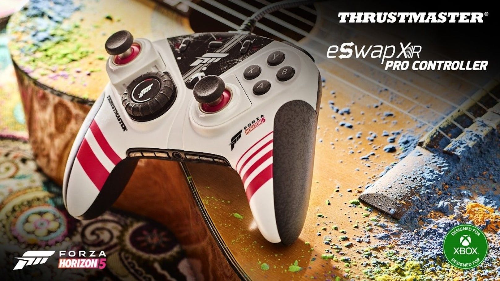 Thrustmaster bringt in Zusammenarbeit mit "Forza Horizon 5" den eSwap XR Pro Controller auf den Markt.