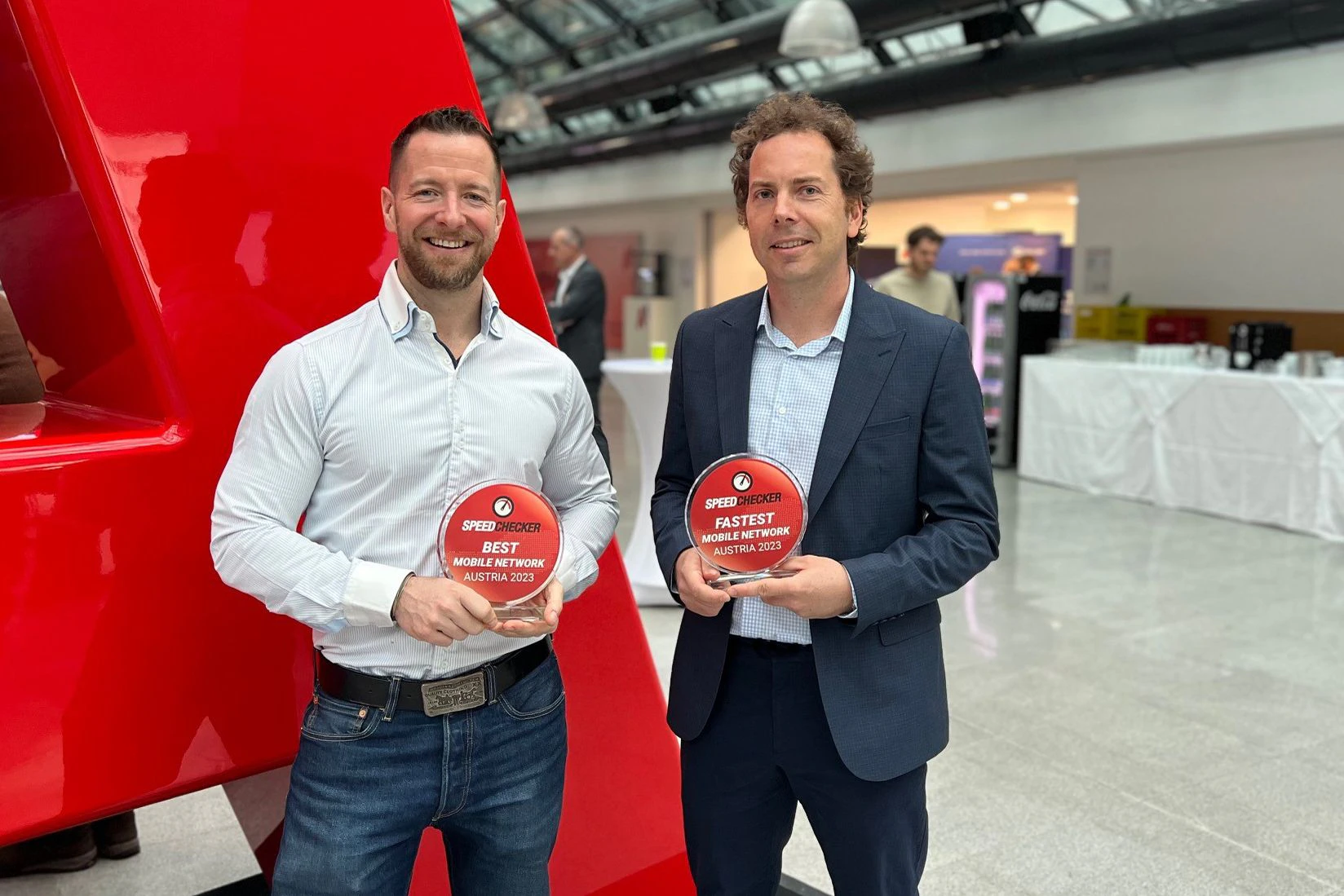 A1 gewinnt beide SpeedChecker Champions Kategorien für "Bestes Mobilfunknetz" und "Schnellstes Mobilfunknetz".