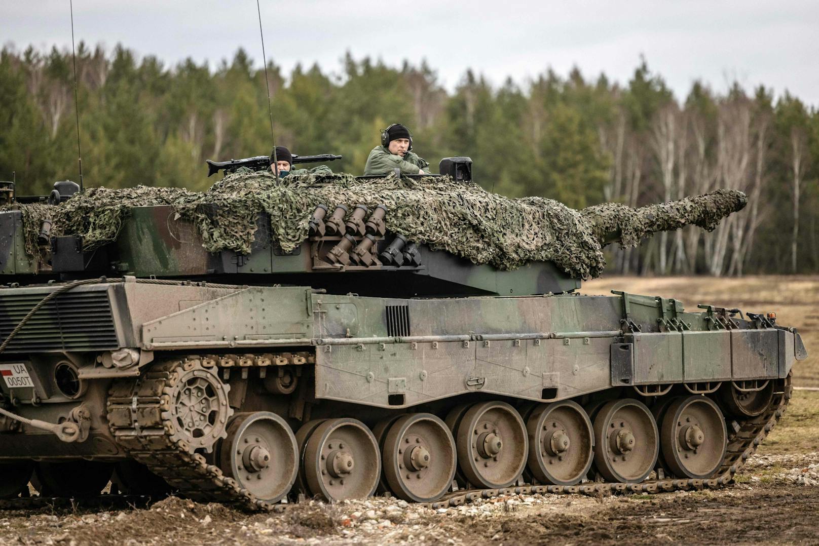 Deutschland hat 18 Kampfpanzer vom Typ Leopard 2 in die Ukraine geschickt.