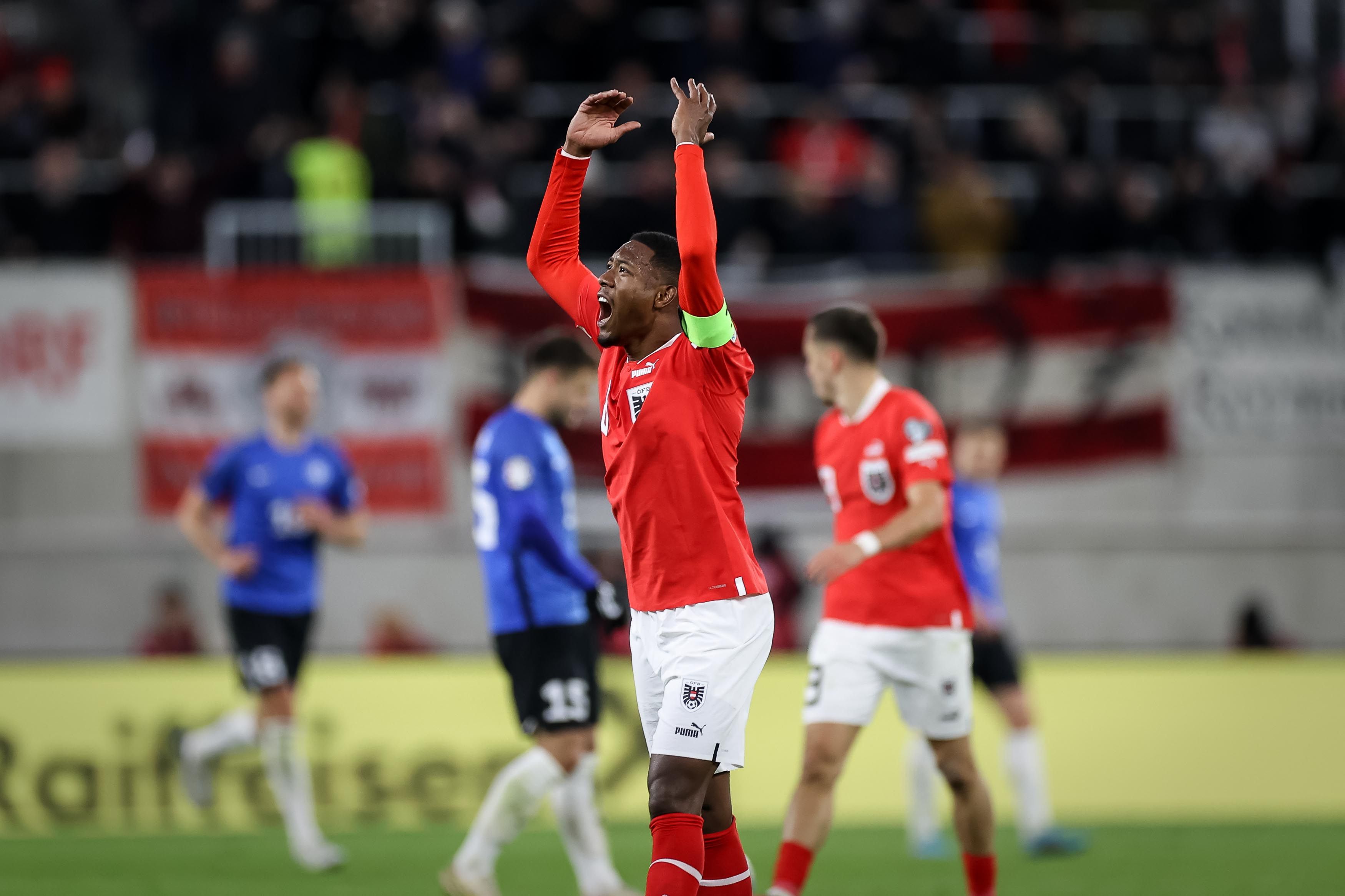 David Alaba bejubelt den Sieg.