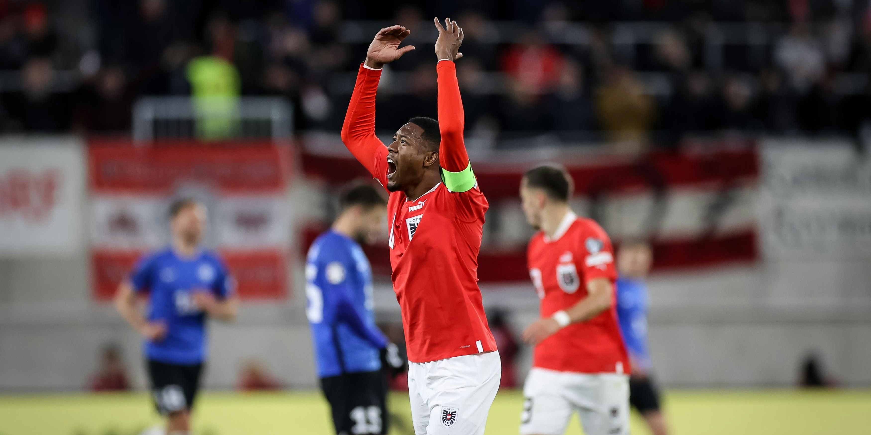 David Alaba bejubelt den Sieg.