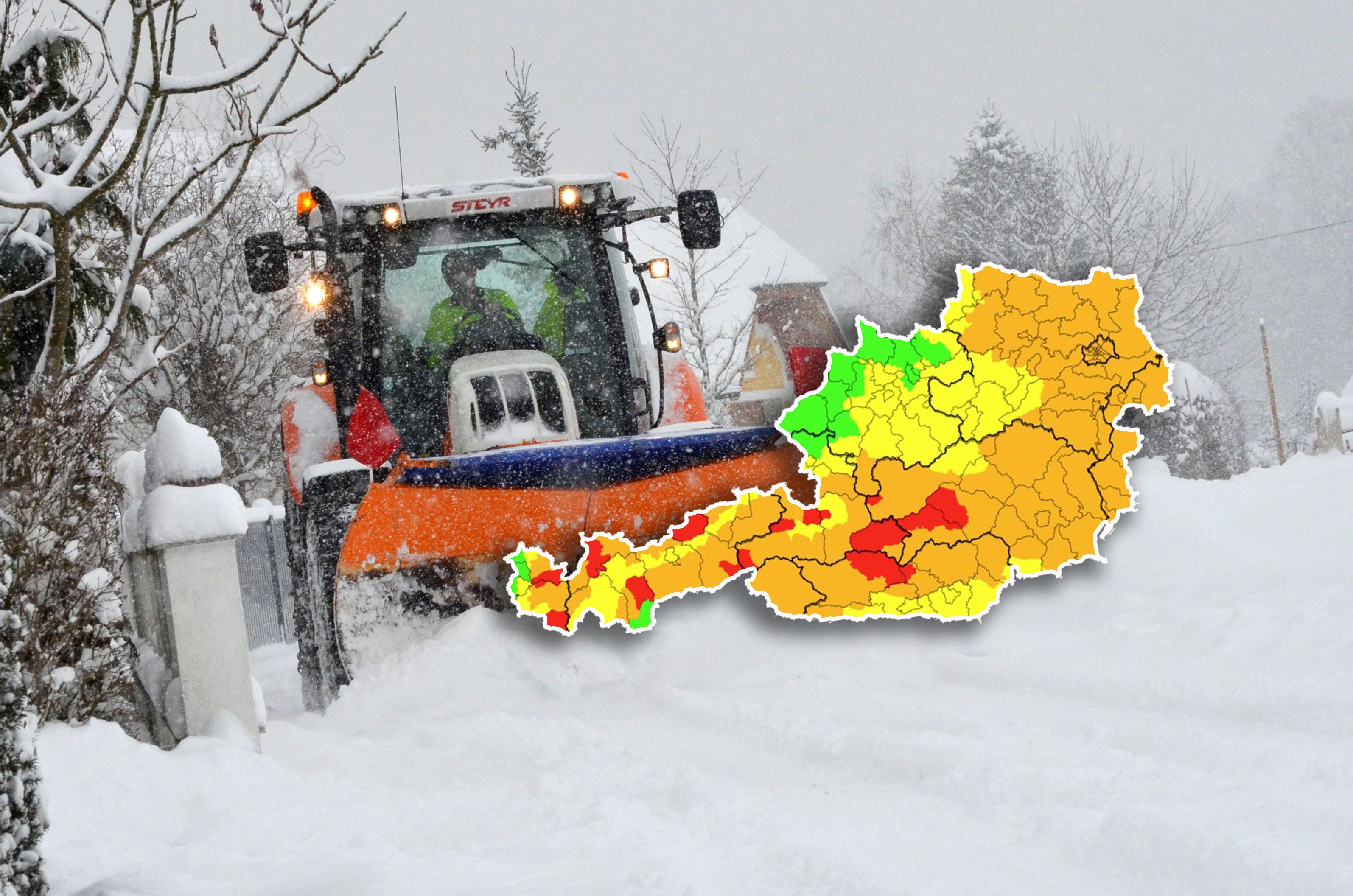 Der Winter kehrt nach Österreich zurück.