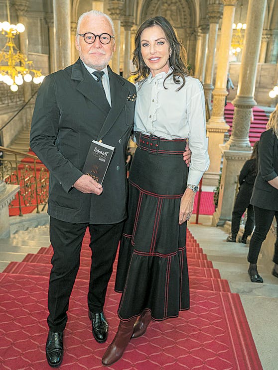Falstaff Herausgeber Wolfgang Rosam und seine Frau Angelika Rossam