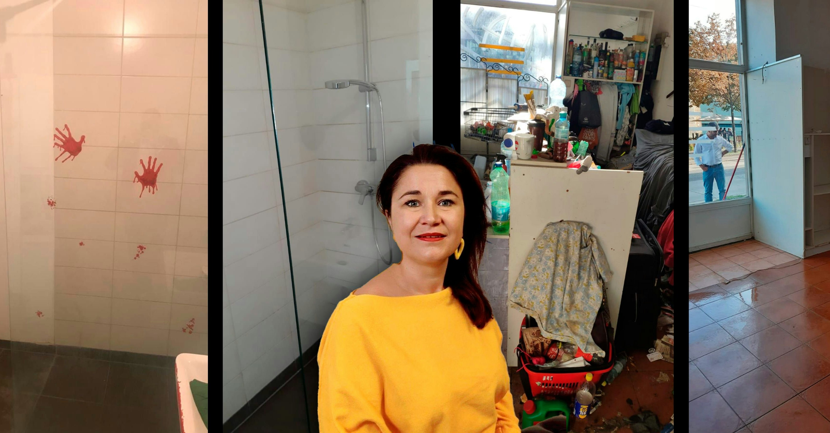 Katharina Rauschmeier macht Messie-Wohnungen in Wien (r.) und in Niederösterreich (l.) wieder bewohnbar.