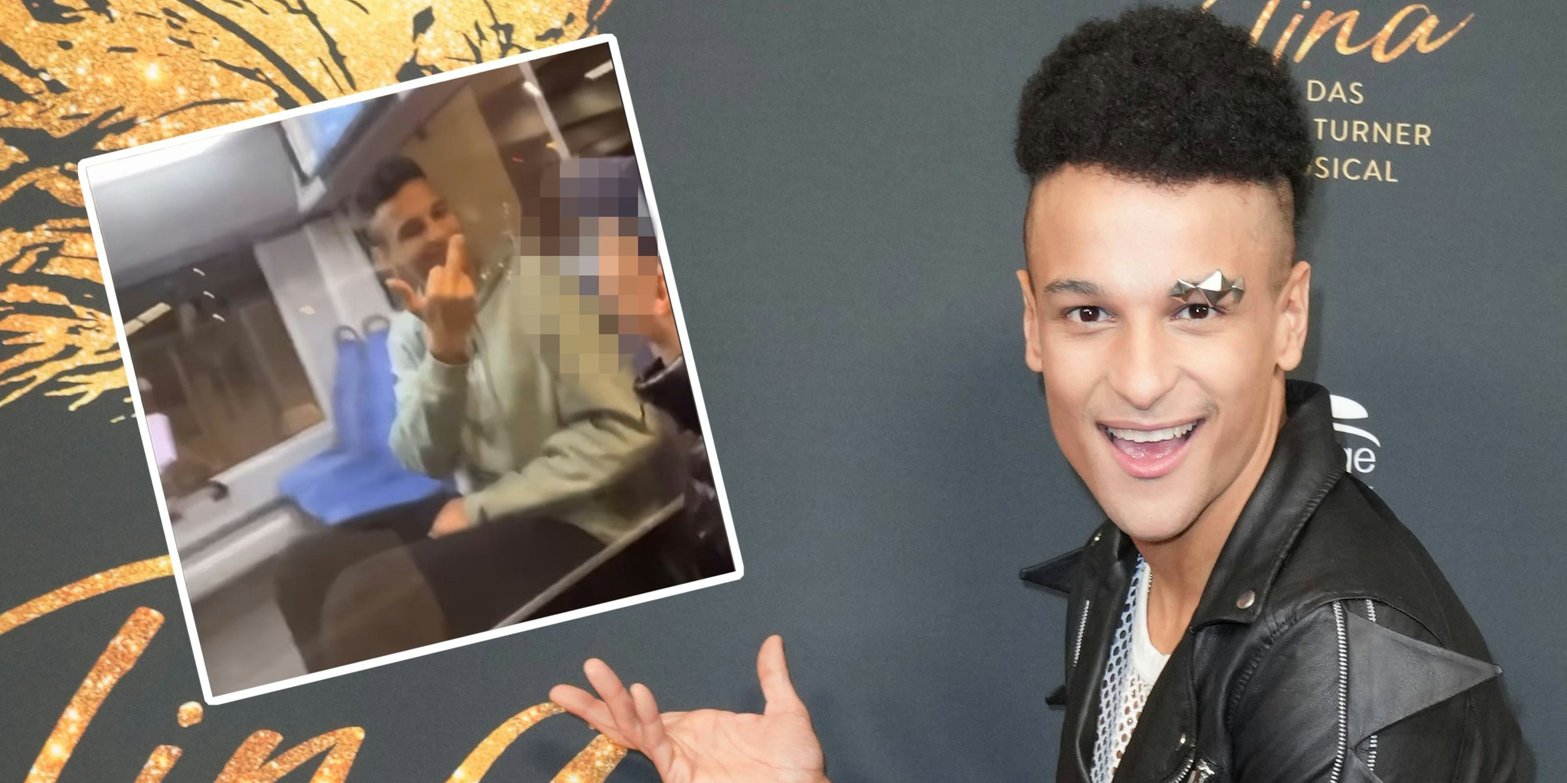 Prince Damien berichtet von Spuck-Attacke.