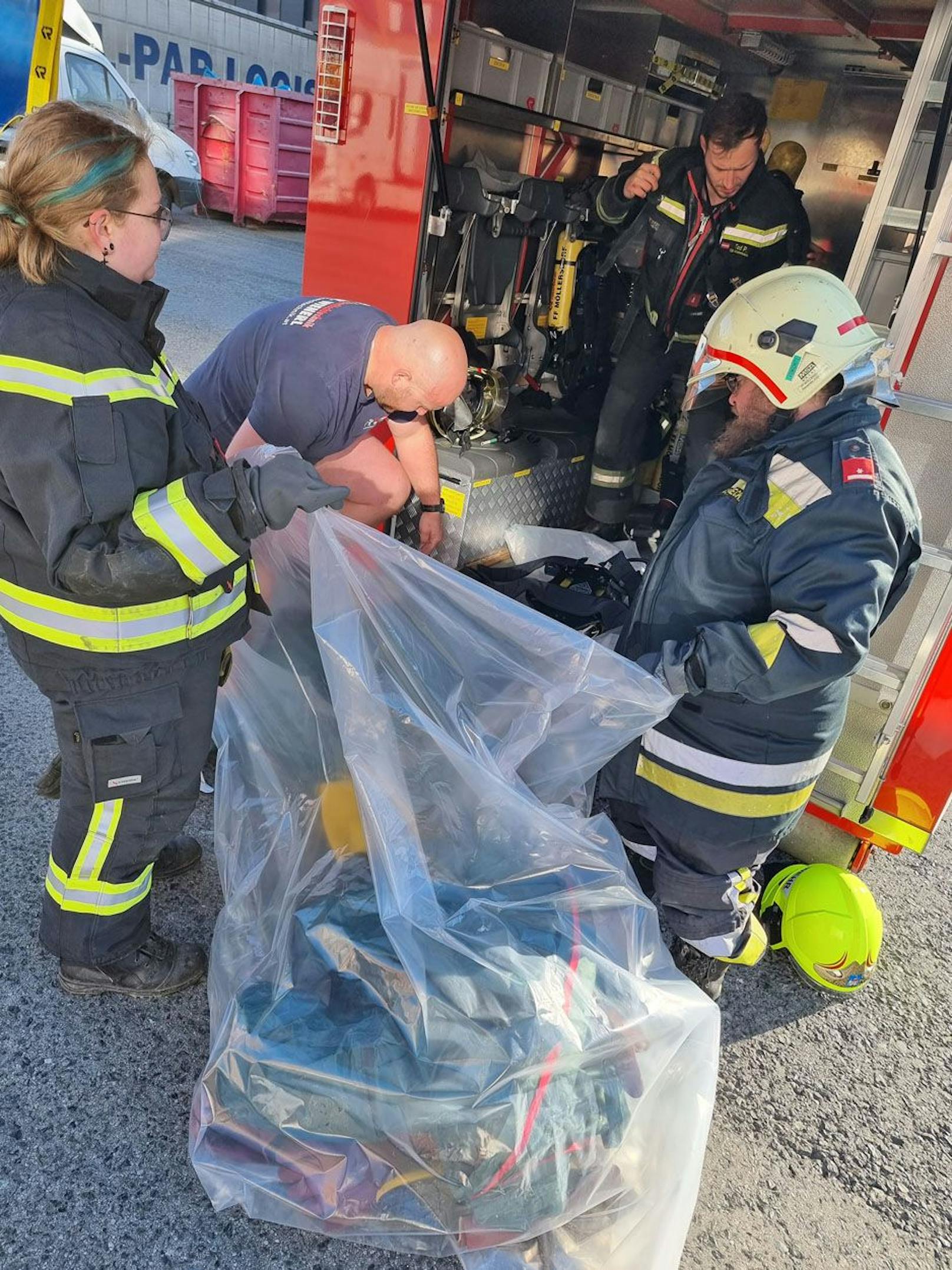 Schadstoffeinsatz in Traiskirchen