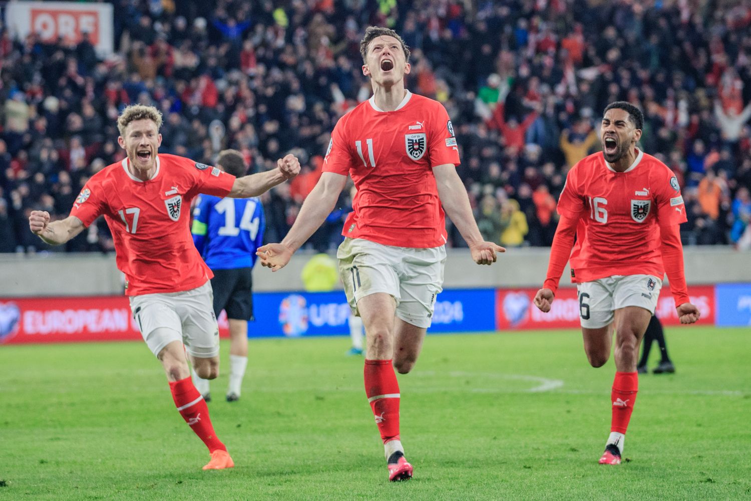 Später Jubel beim ÖFB-Team und Michael Gregoritsch