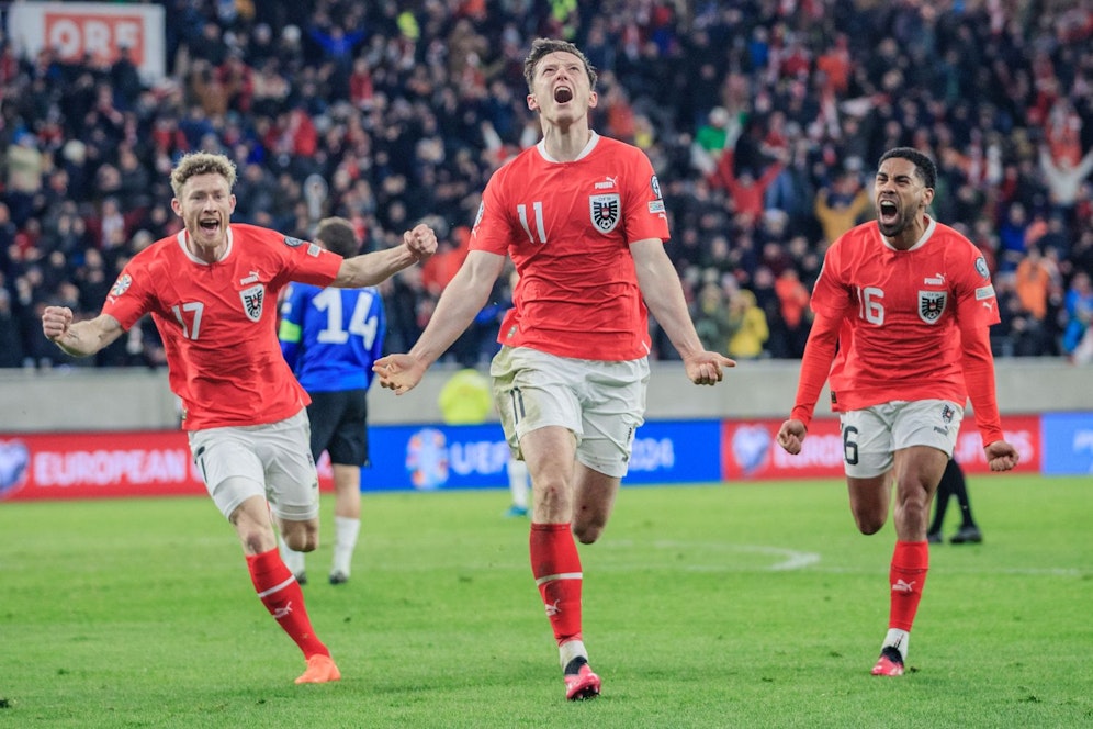Später Jubel beim ÖFB-Team und Michael Gregoritsch