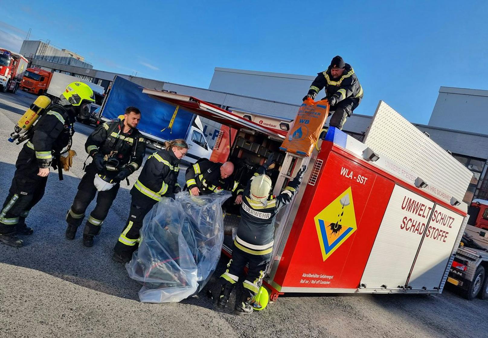 Schadstoffeinsatz in Traiskirchen