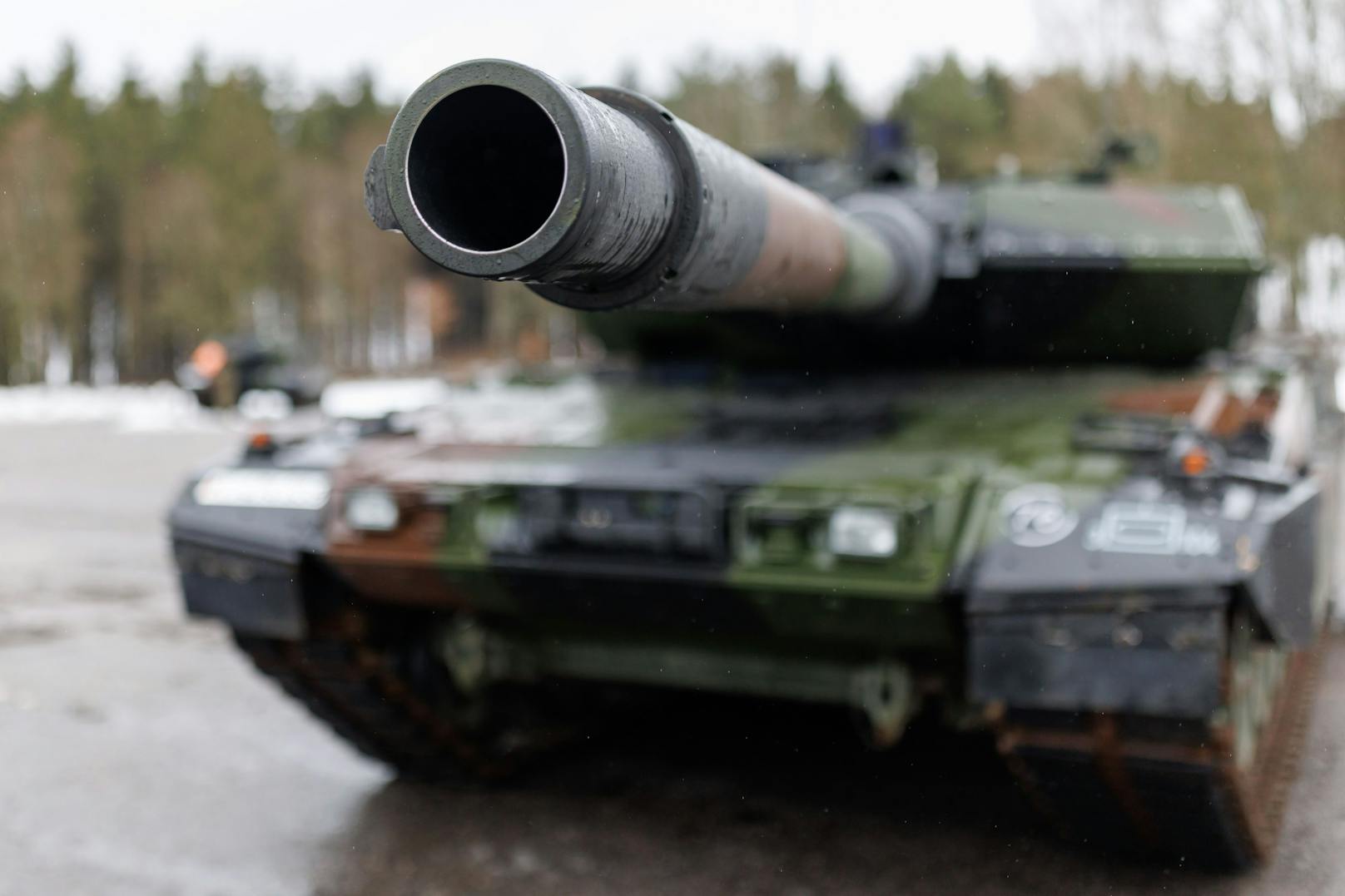 Deutsche Leopard-Panzer in der Ukraine eingetroffen