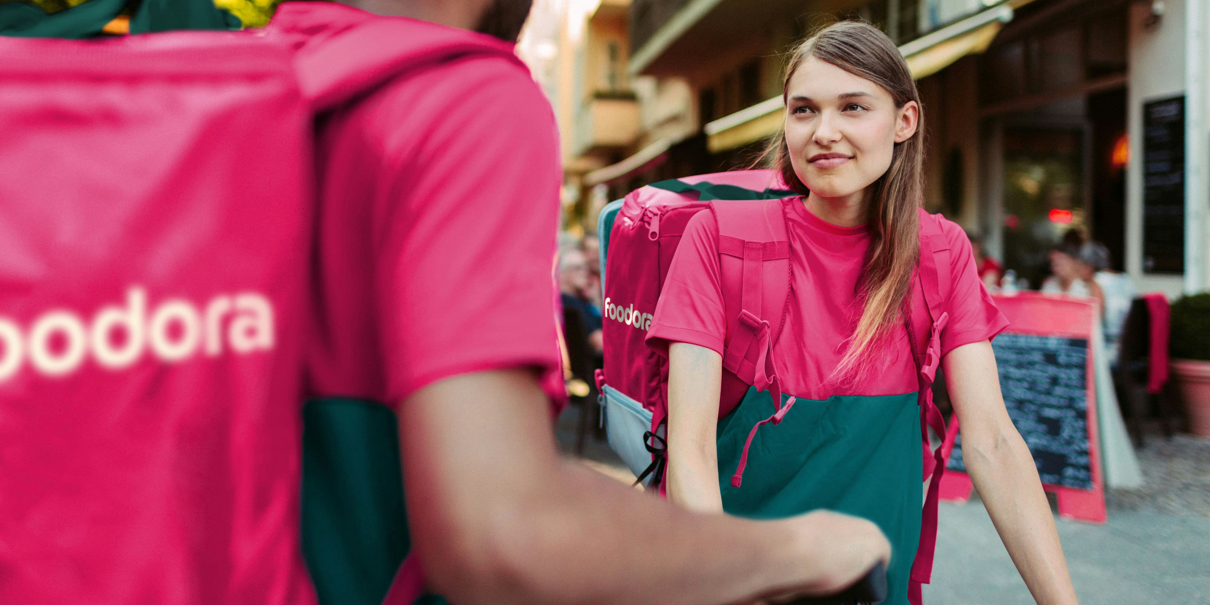 Die pinken "Rider" werden die Grünen der Marke Mjam ersetzen.