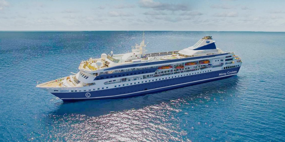 Die MV Gemini wird derzeit umgebaut