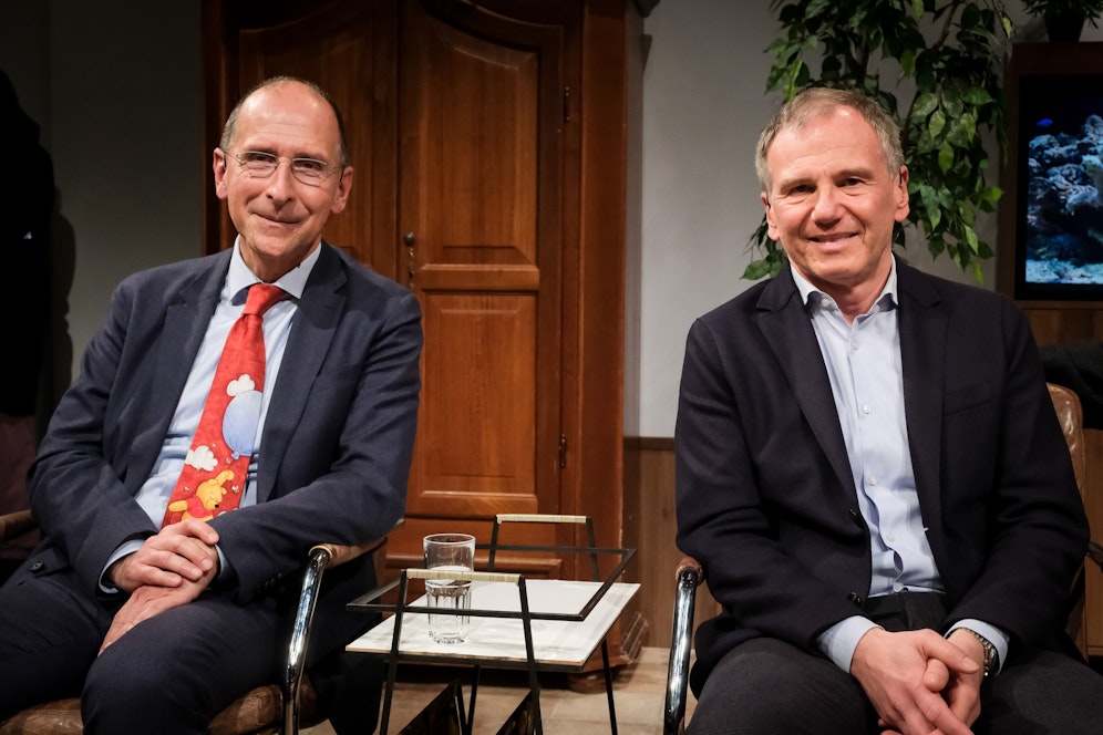 Peter Filzmaier und Armin Wolf bei 