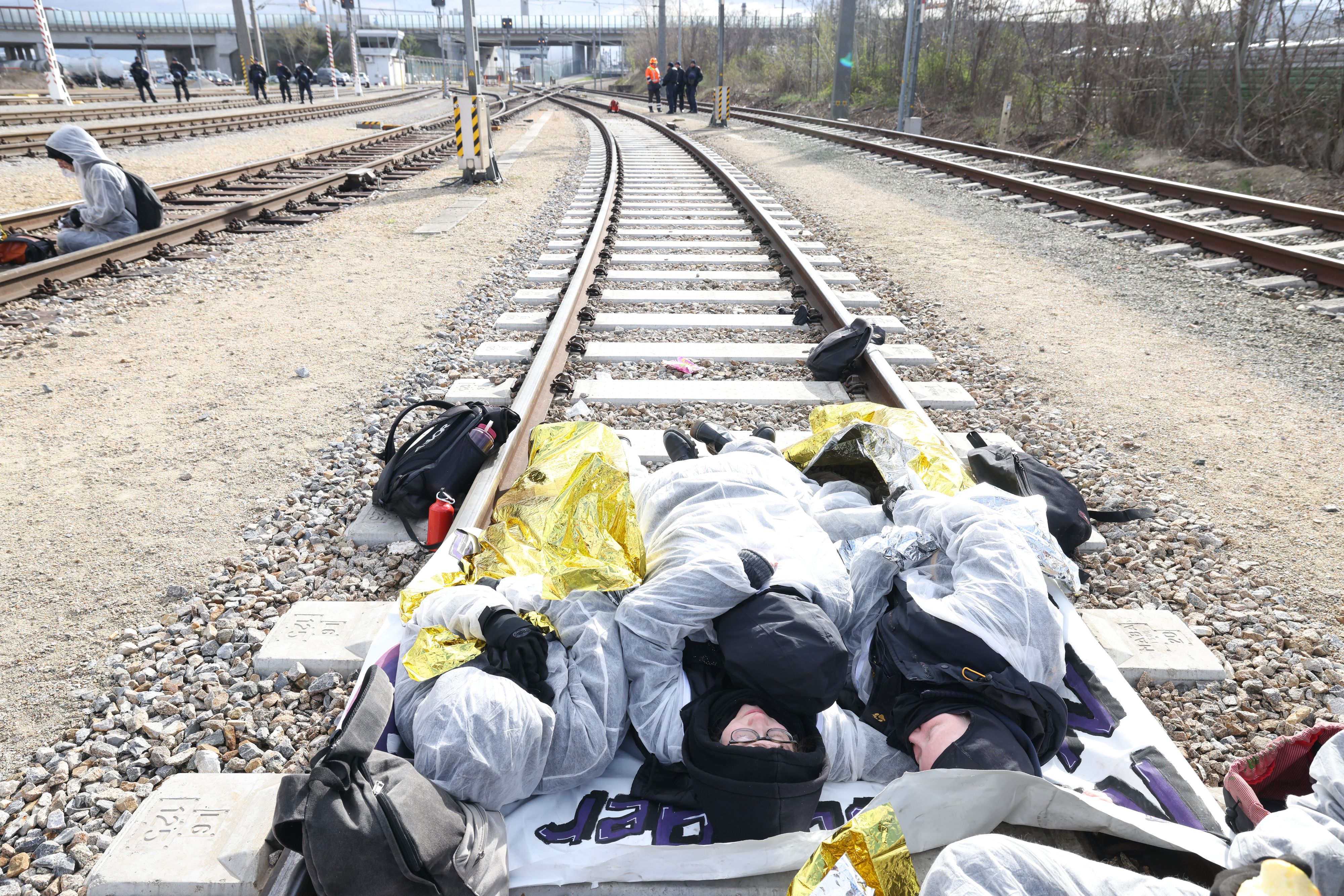 Am 28. März haben Gegner der Gas-Konferenz versucht, die OMV Raffinerie in Schwechat zu stürmen. Sie wurden kurz vor ihrem Ziel von der Polizei gestoppt.