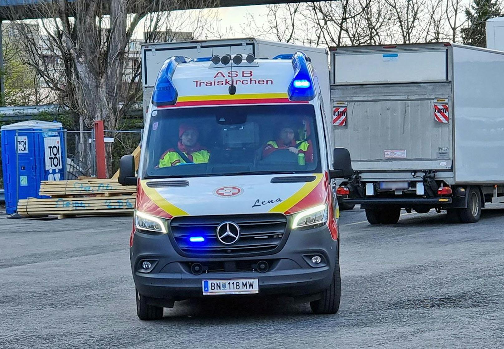 Ein Arbeiter wurde verletzt.