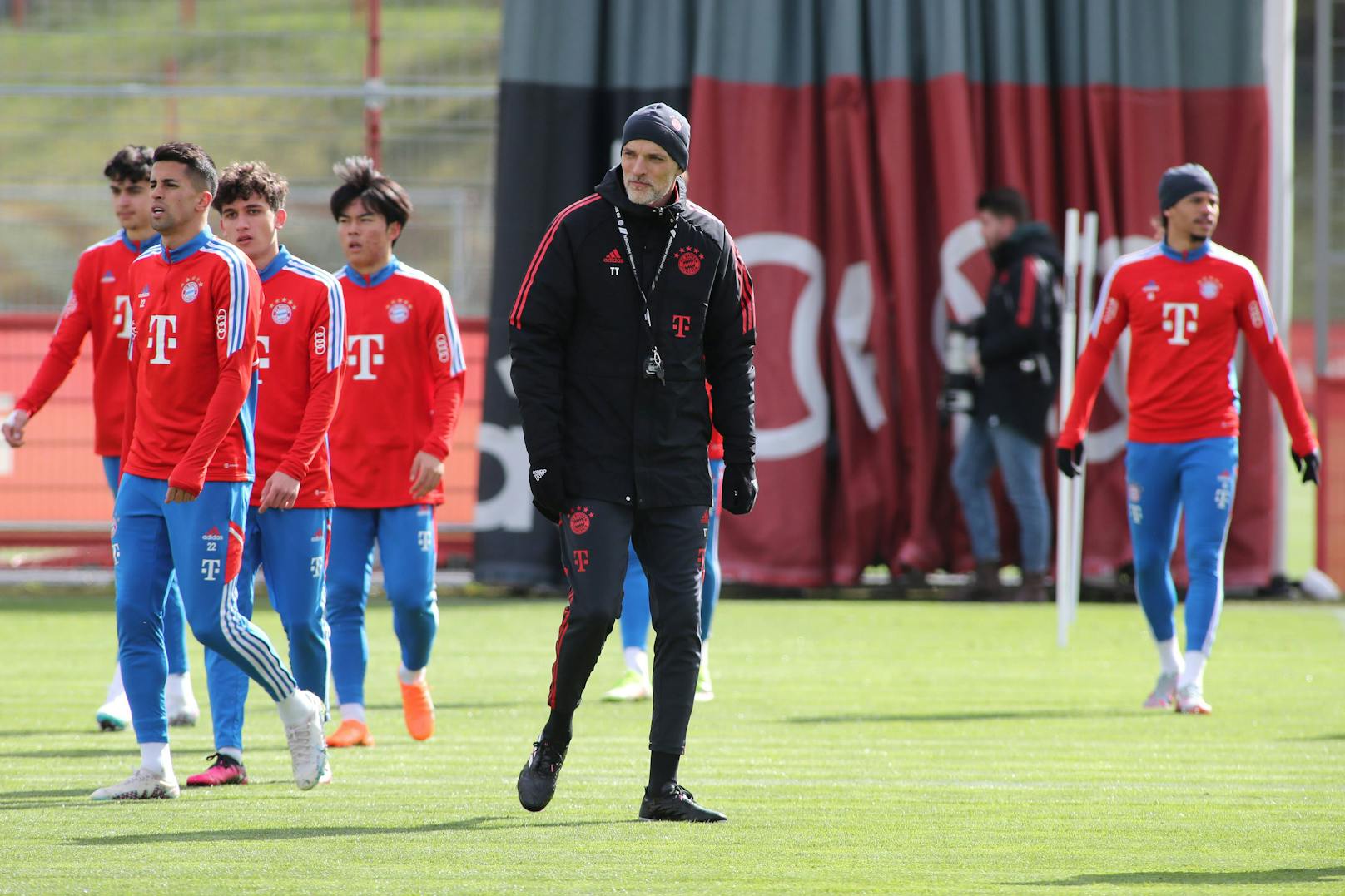Erstes Bayern-Training mit Thomas Tuchel