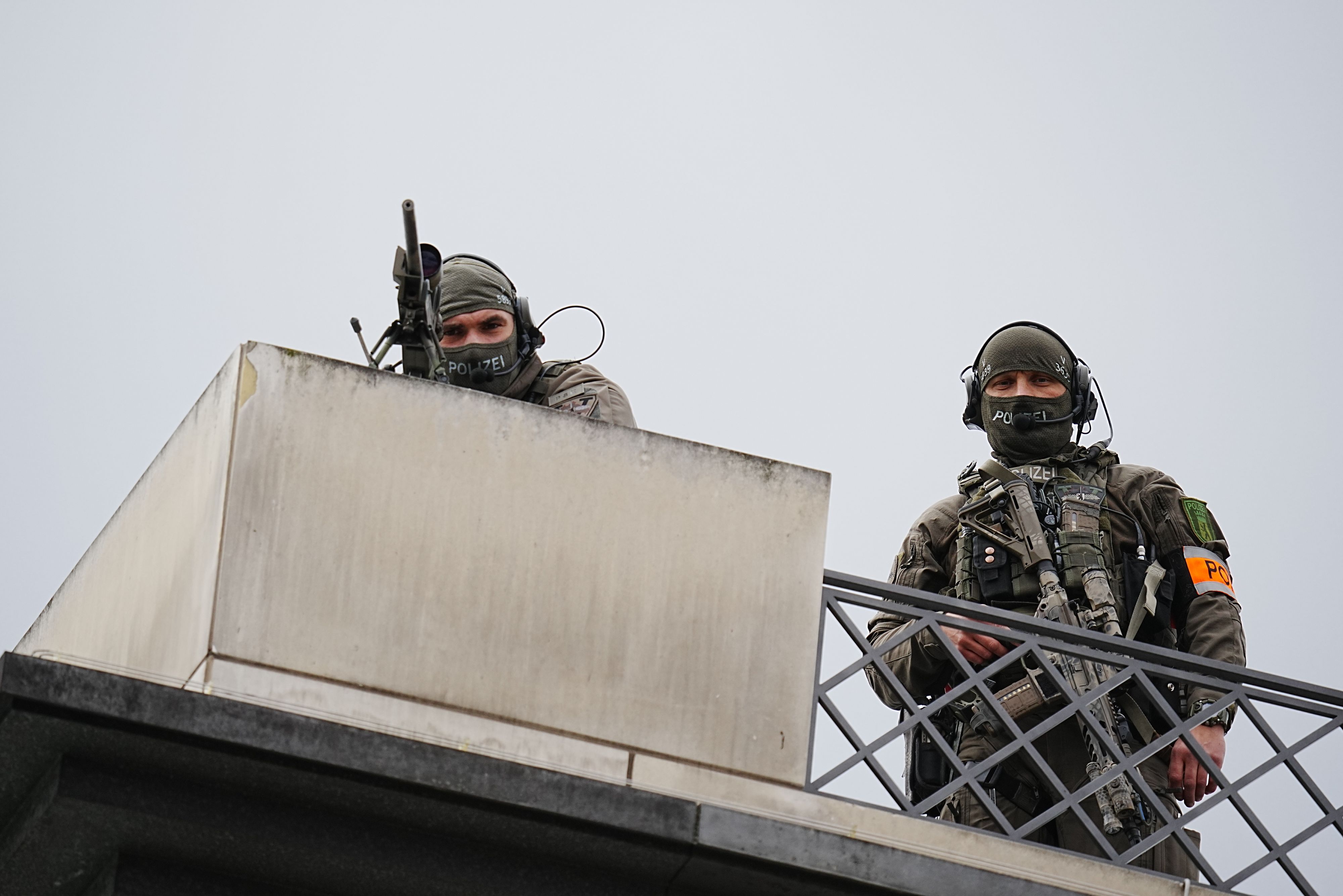 Die deutsche Polizei steht beim Staatsbesuch von König Charles III. im Großeinsatz.