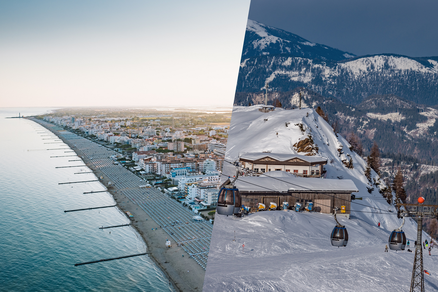 Ob Strand oder Schnee: wir haben für jede*n das richtige Reiseziel