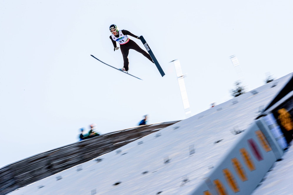 Taj Ekart ist am Mittwoch schwer zu Sturz gekommen. 