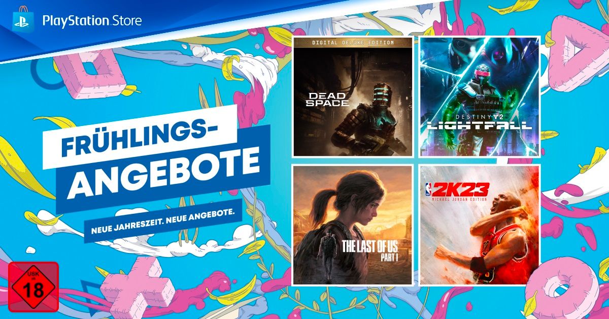 Frühlingsangebote im PlayStation Store gestartet.