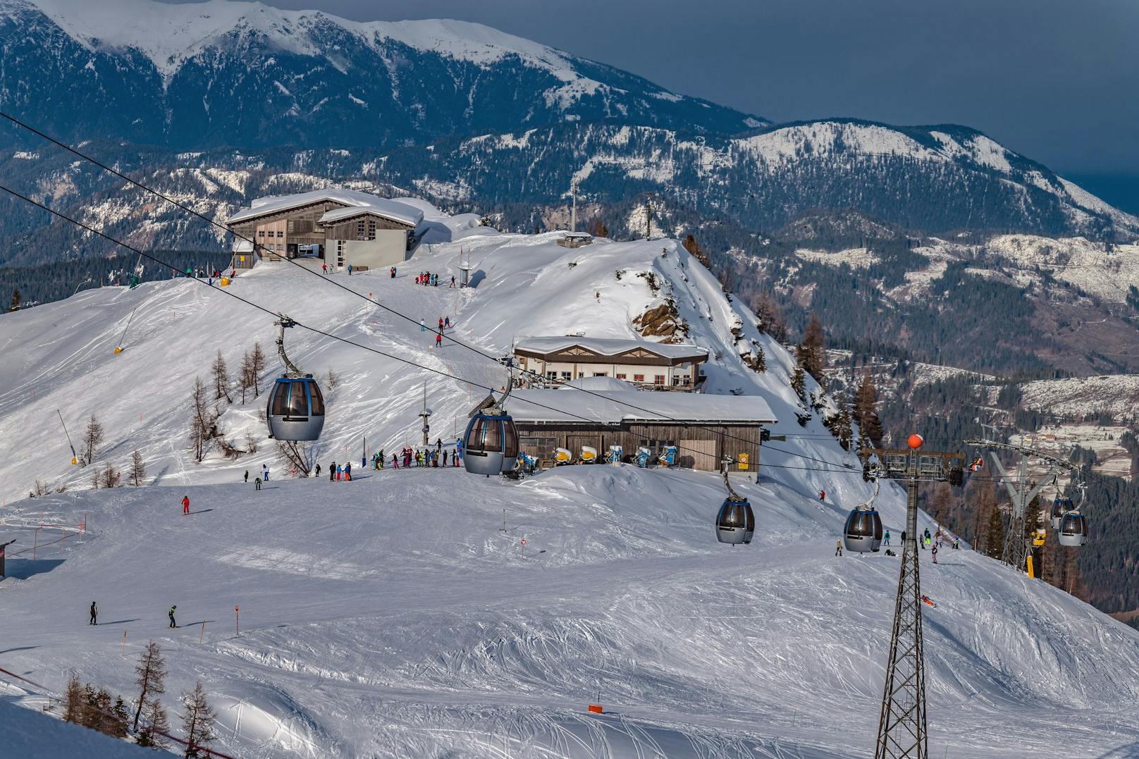 Das Nassfeld ist das größte Skigebiet Kärntens
