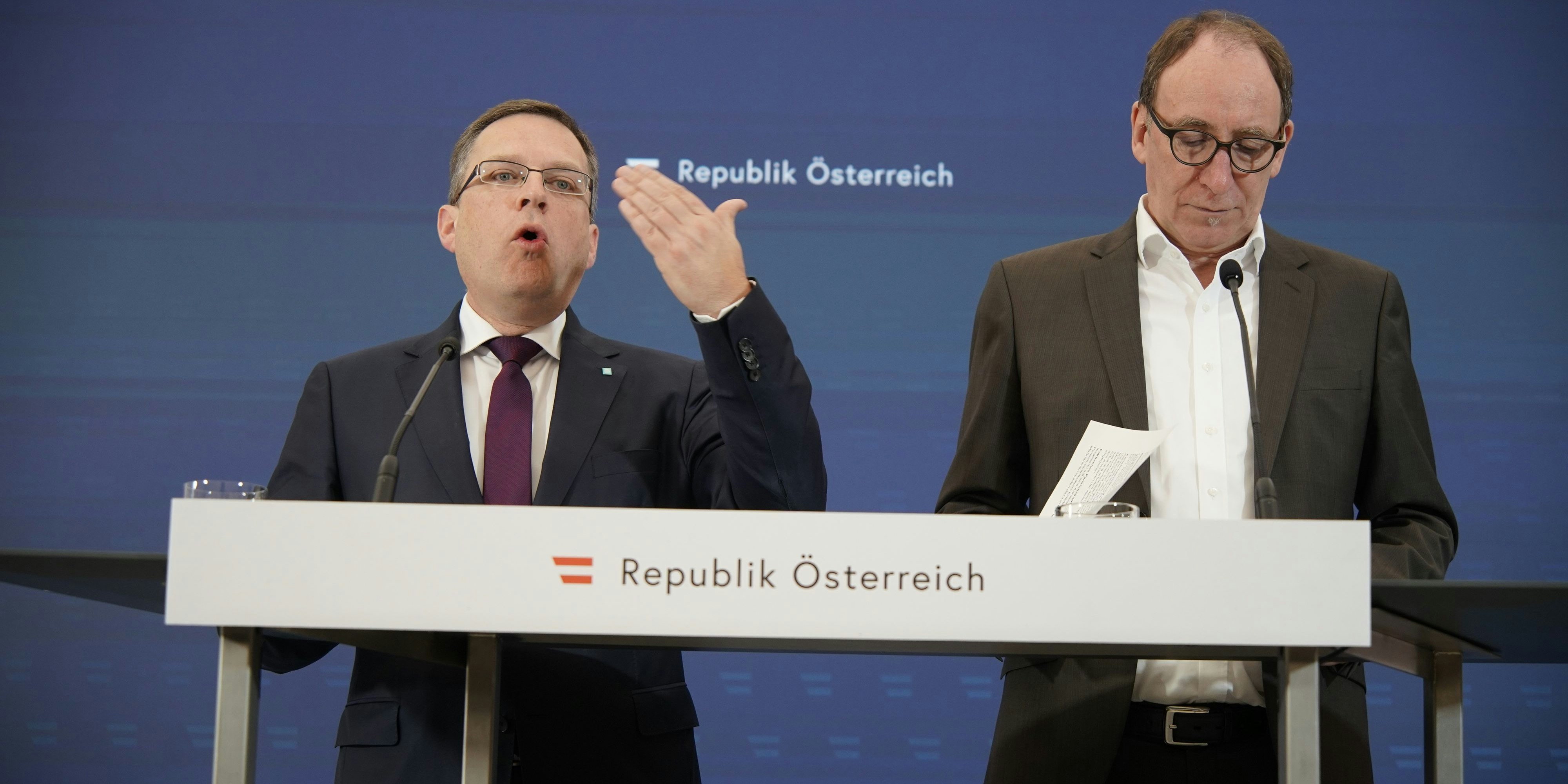 Wöginger, Rauch nach dem Ministerrat