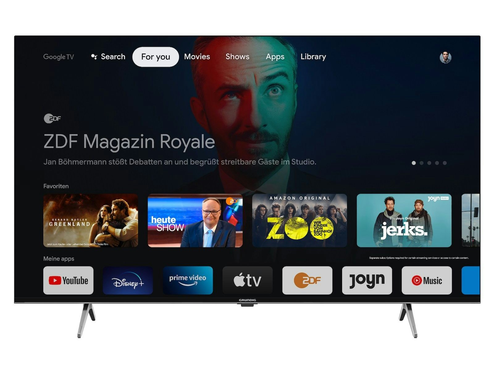 Für ein nachhaltiges TV-Erlebnis: Neue TV-Geräte von Grundig.