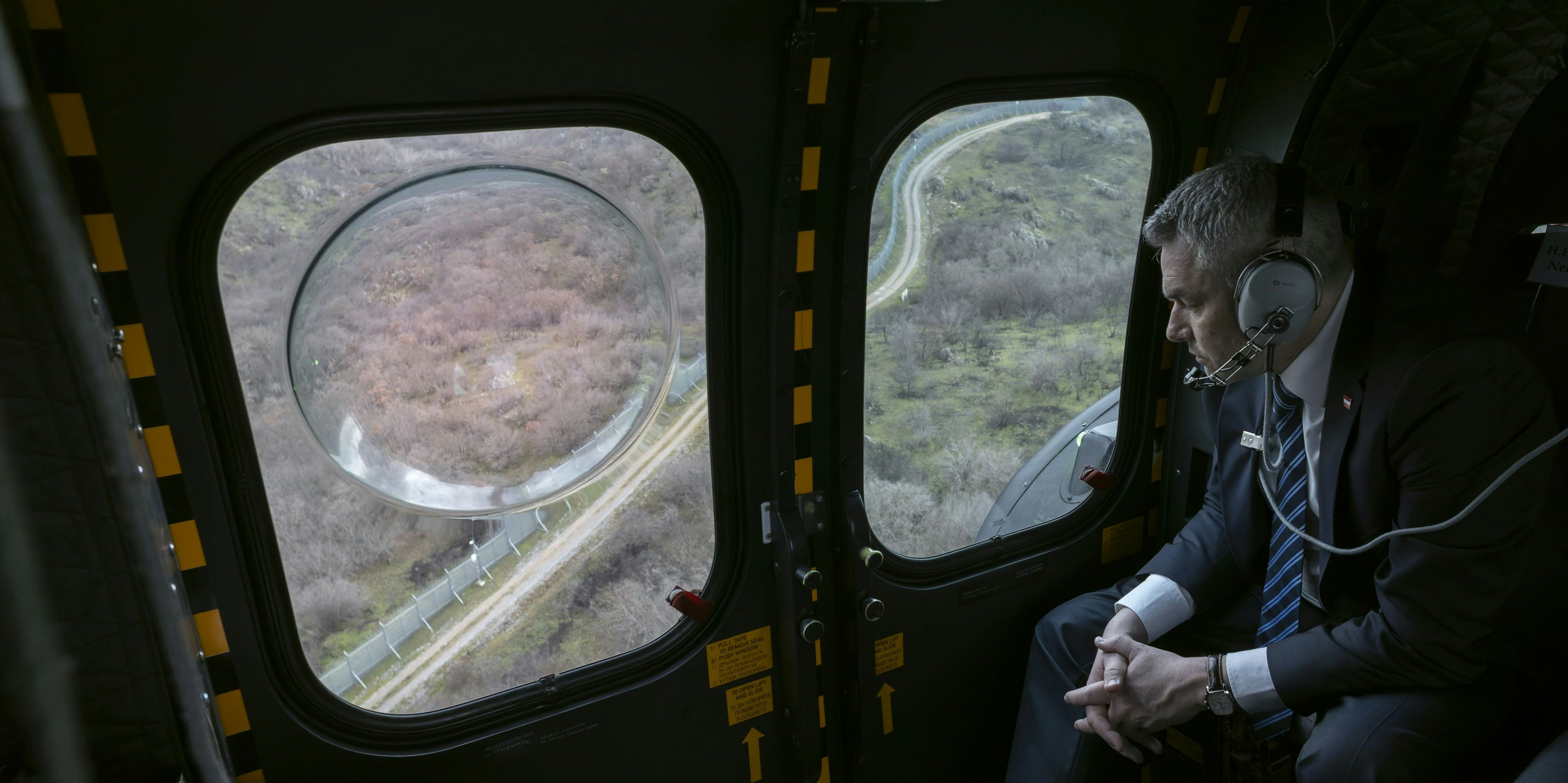 Kanzler besichtigte Grenzzaun zur Türkei