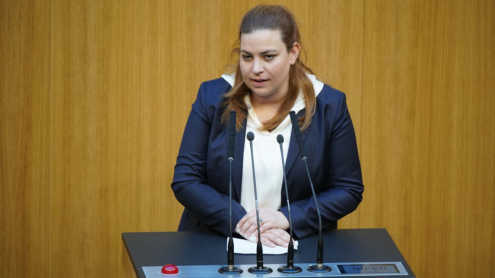 Die grüne Mandatarin Nina Tomaselli kritisierte die ÖVP scharf.&nbsp;