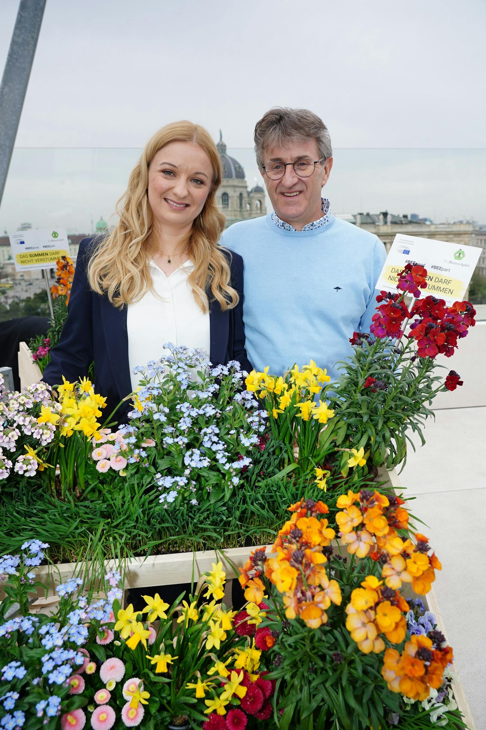 Die Erfinder von BioBienenApfel: Katrin Hohensinner, Manfred Hohensinner