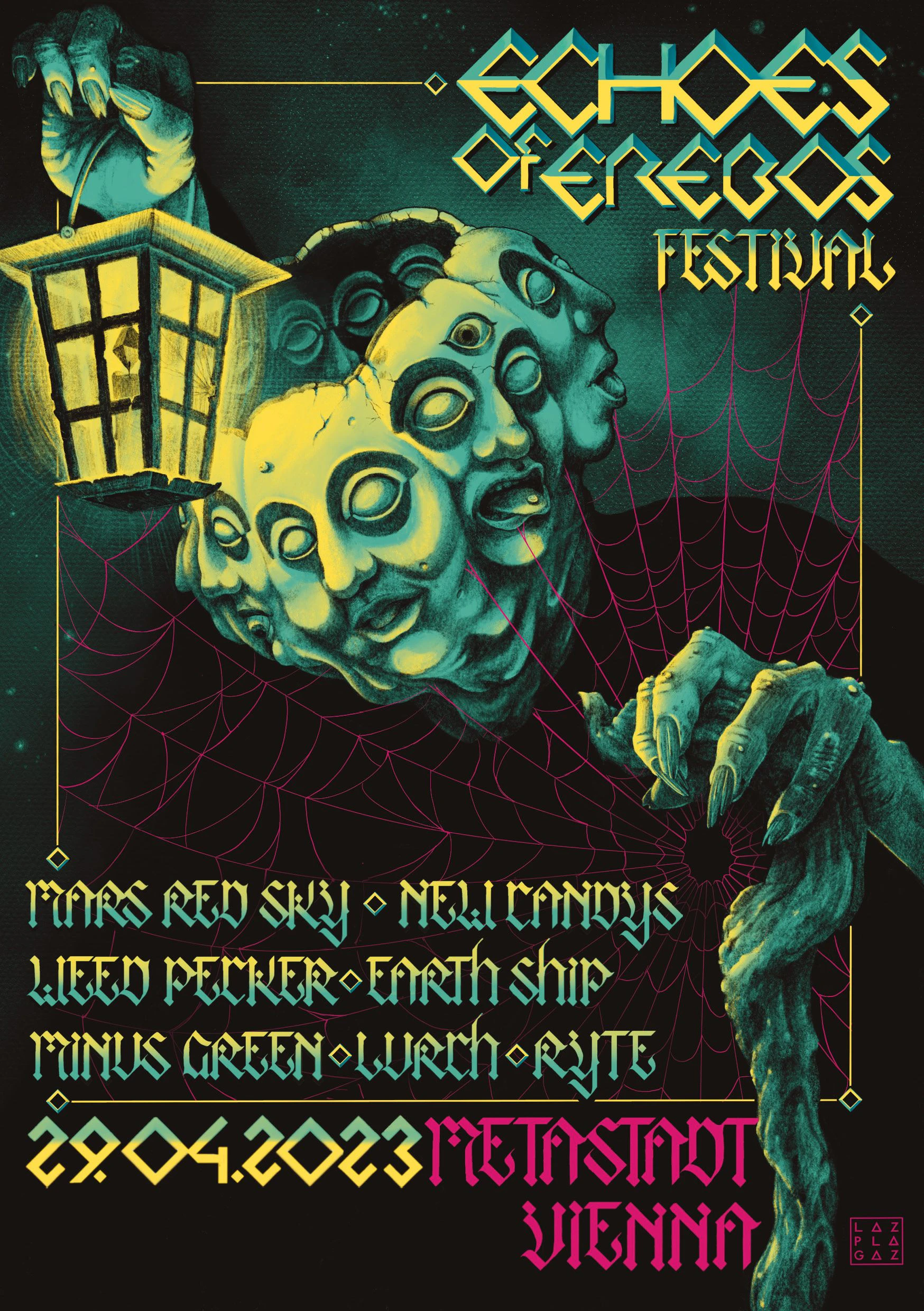 Ofizielles Plakat zum "Echoes of Erebos"-Festival