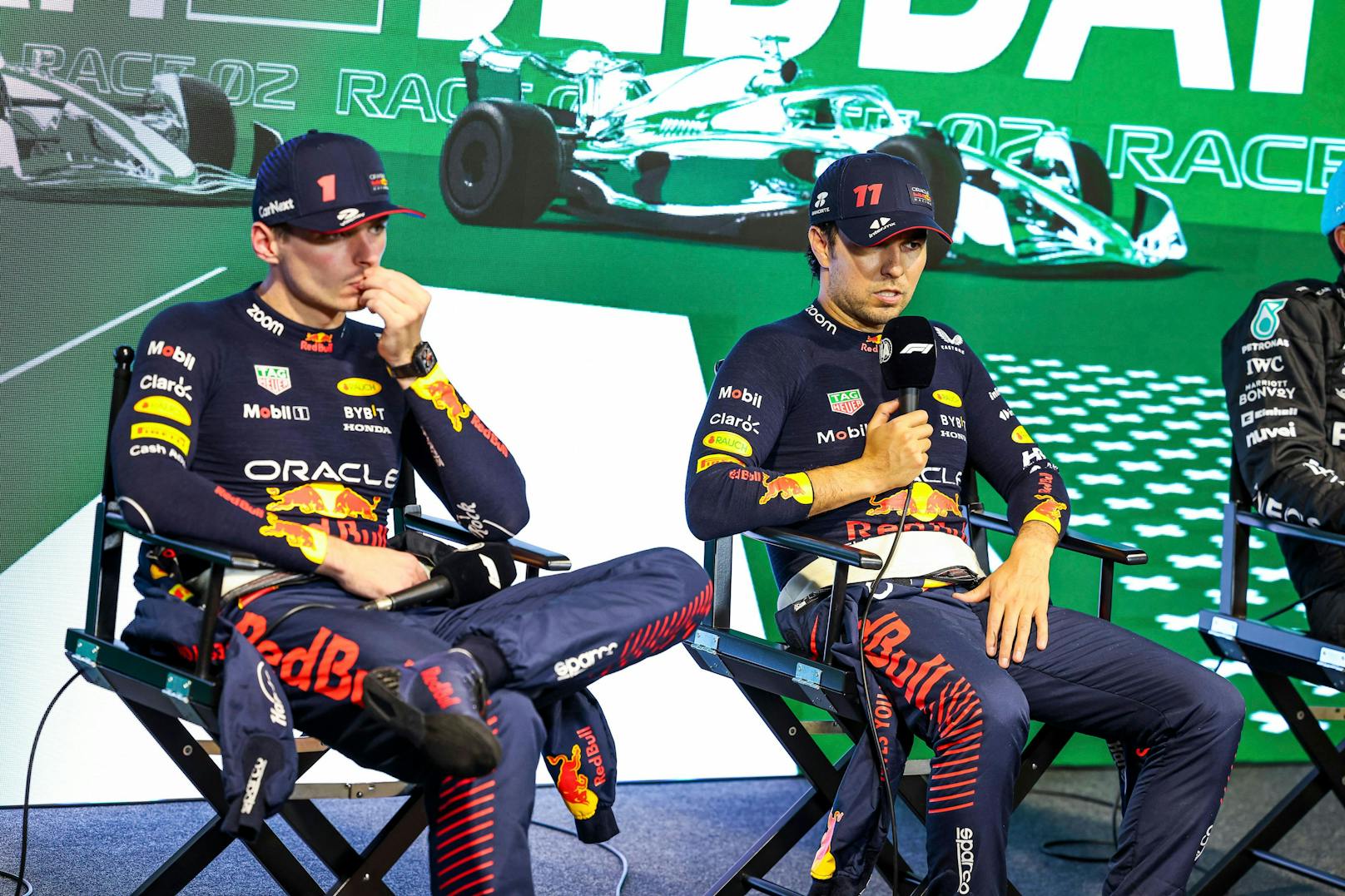 Auch vor dem Großen Preis von Australien knistert es zwischen Max Verstappen und Sergio Perez. 