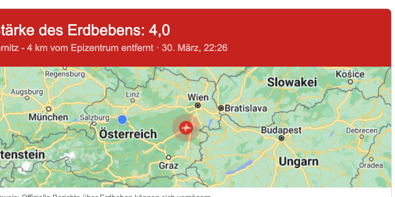 Nieder sterreich Heftiges Erdbeben Der St rke 4 2 Ersch tterte Nieder sterreich Heftiges Erdbeben Der St rke 4 2 Ersch tterte